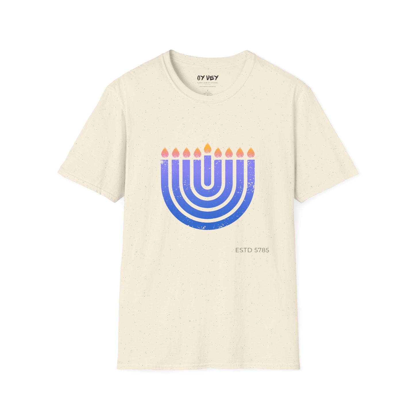 Chanukkiah - Unisex soft T-shirt, Perfect Gift for Chanukkah