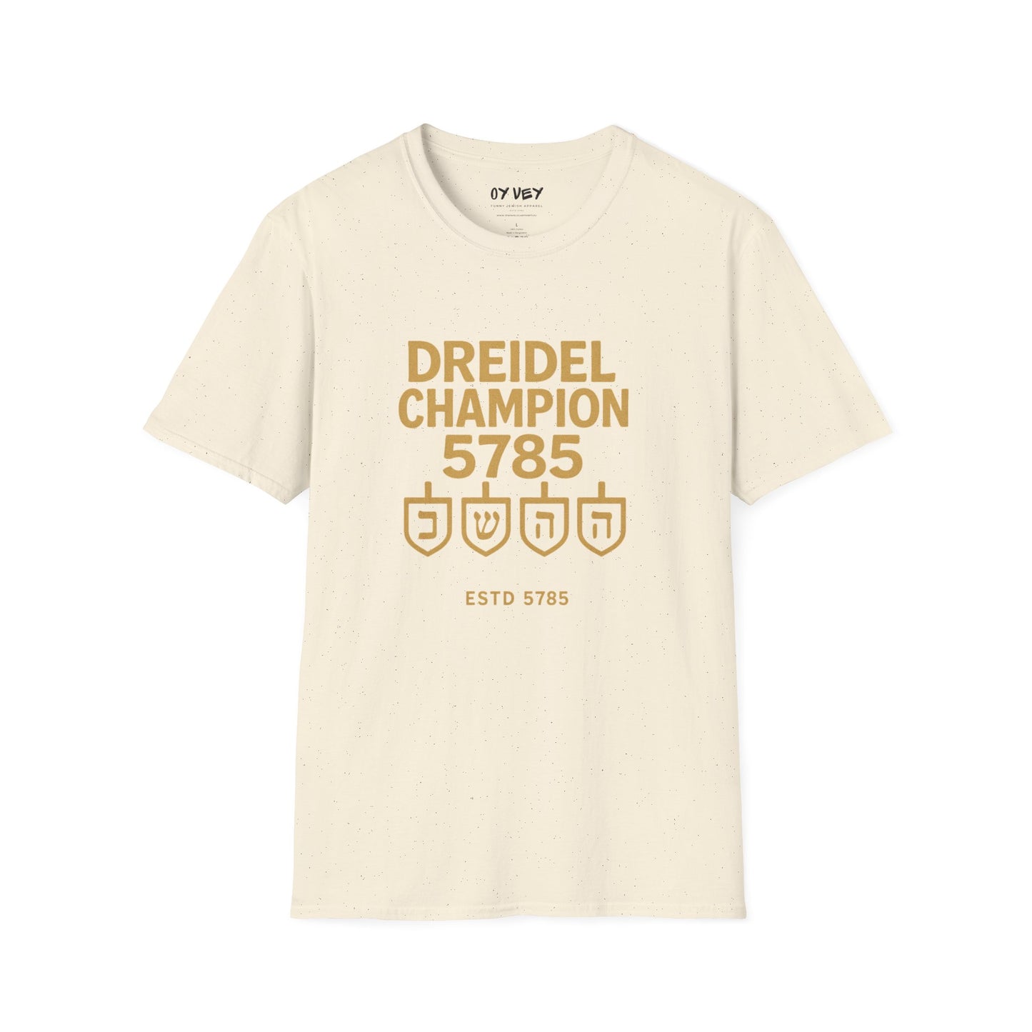 Dreidel Champion - Unisex soft T-shirt, Perfect Gift for Hanukkah