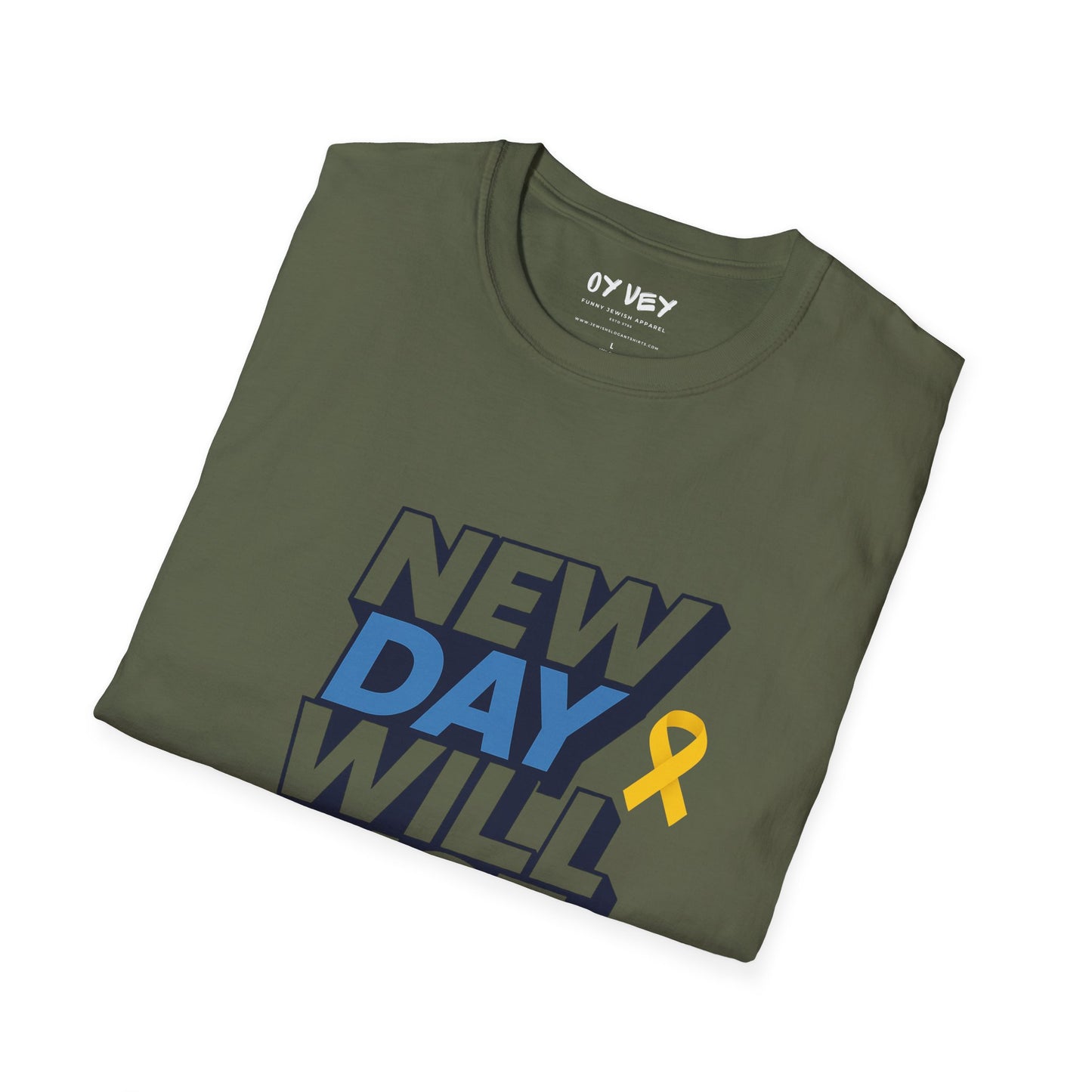 New Day Will Rise - Unisex soft T-shirt, Perfect Gift for Israel Supporters