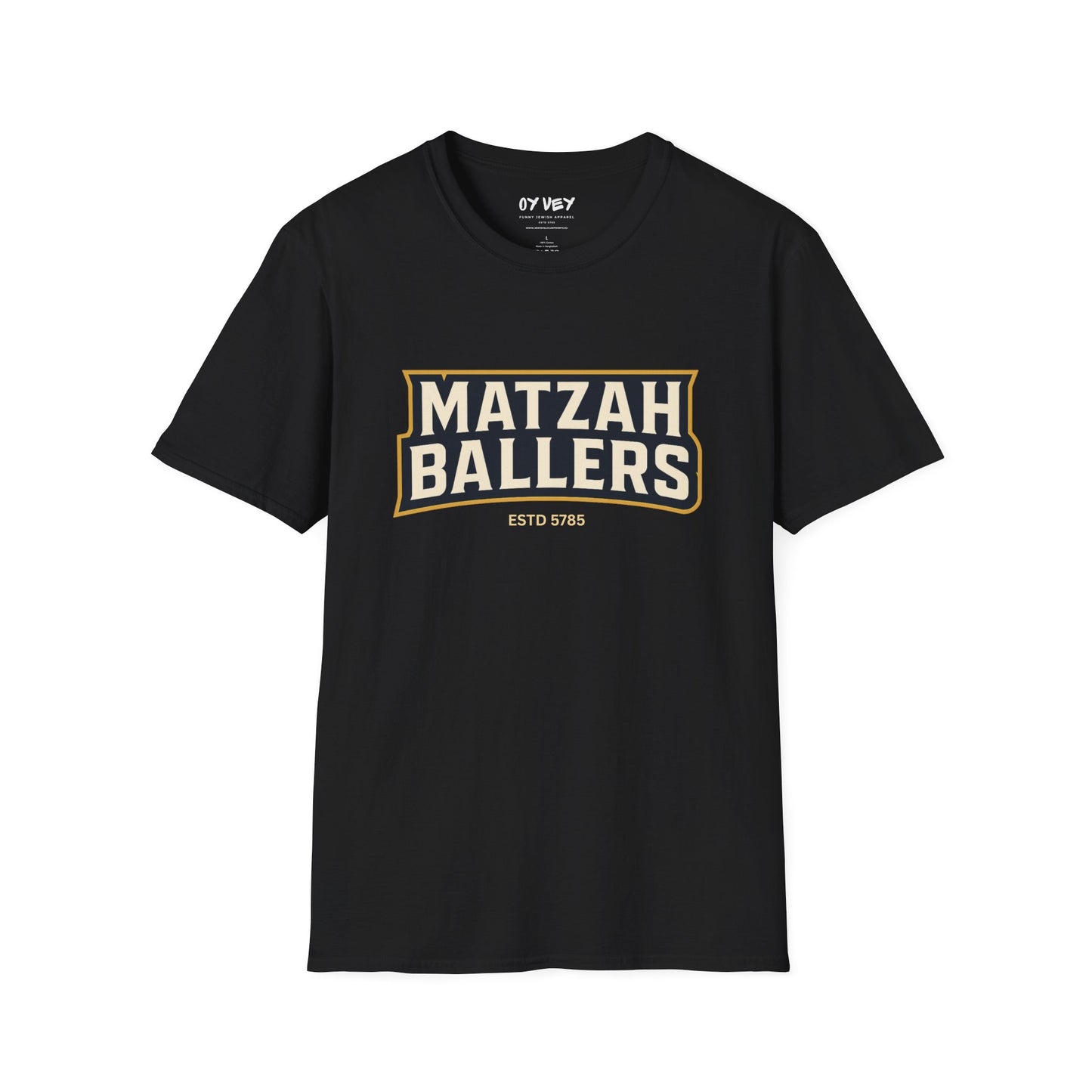 Matza Ballers 3 - Unisex soft T-shirt, Perfect Gift for Friends