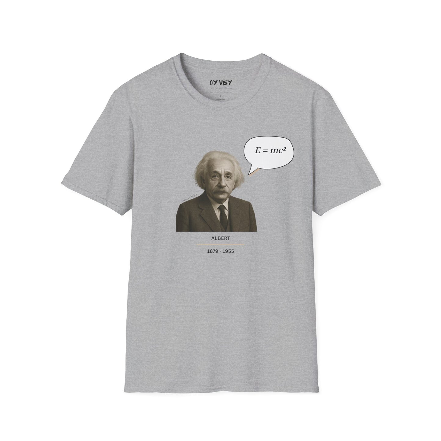 Albert Einstein - Unisex soft T-shirt, Perfect Gift for Friends