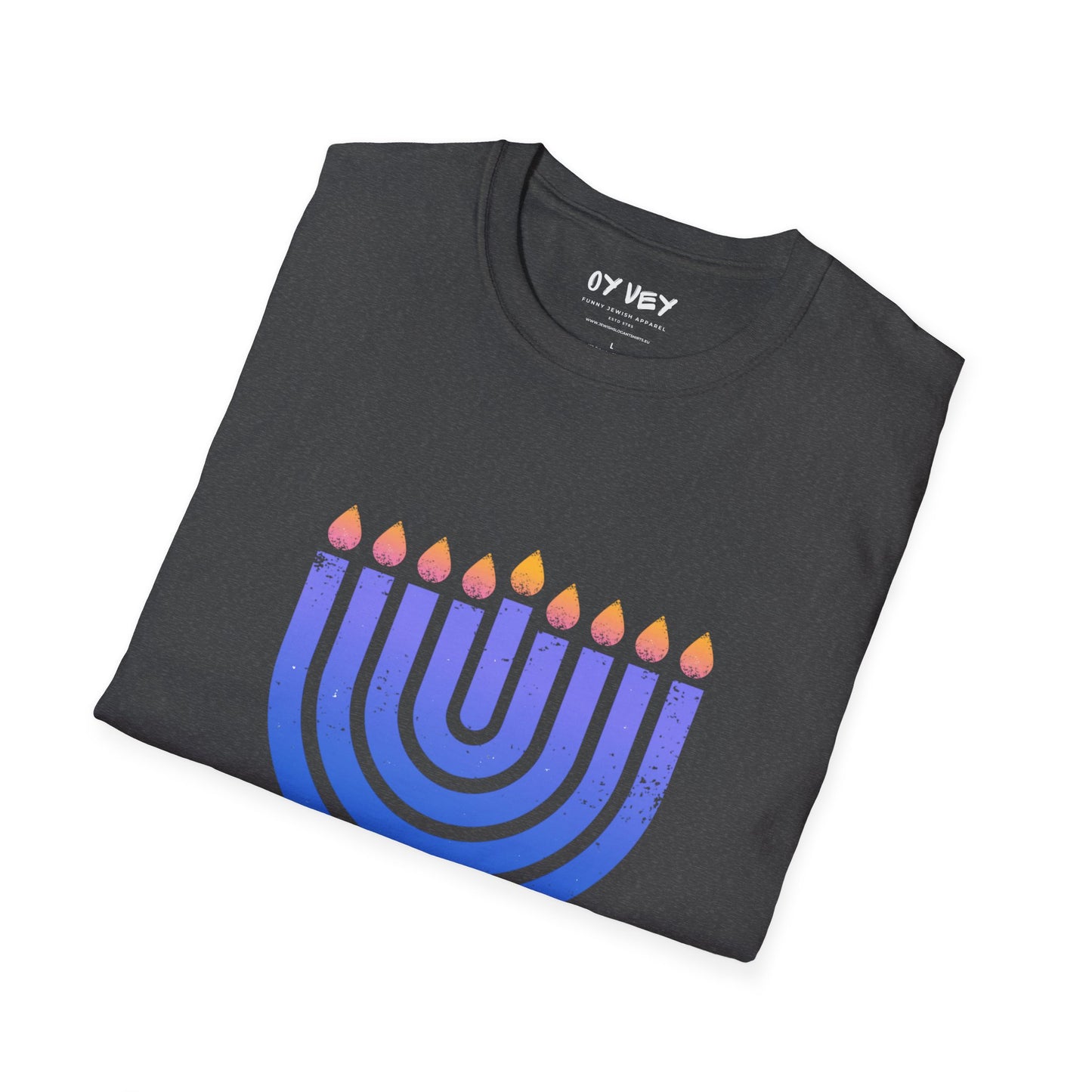 Chanukkiah - Unisex soft T-shirt, Perfect Gift for Chanukkah
