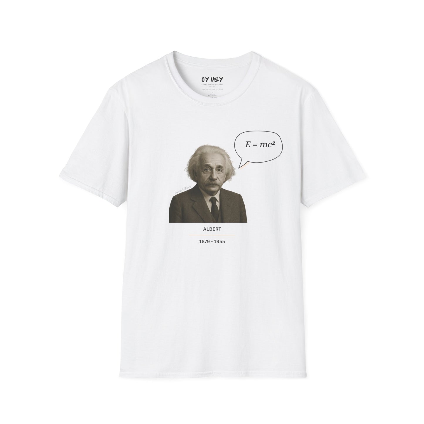 Albert Einstein - Unisex soft T-shirt, Perfect Gift for Friends