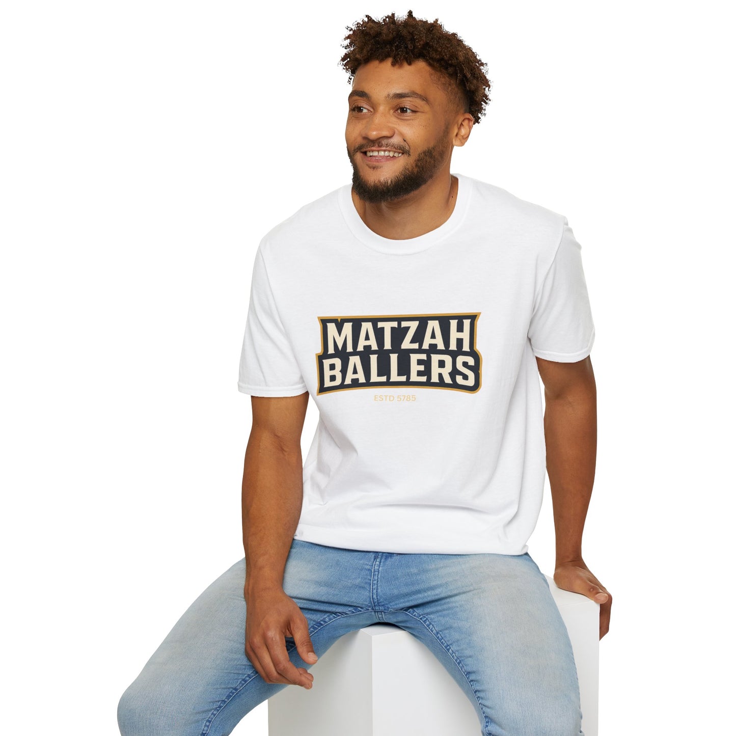 Matza Ballers 3 - Unisex soft T-shirt, Perfect Gift for Friends