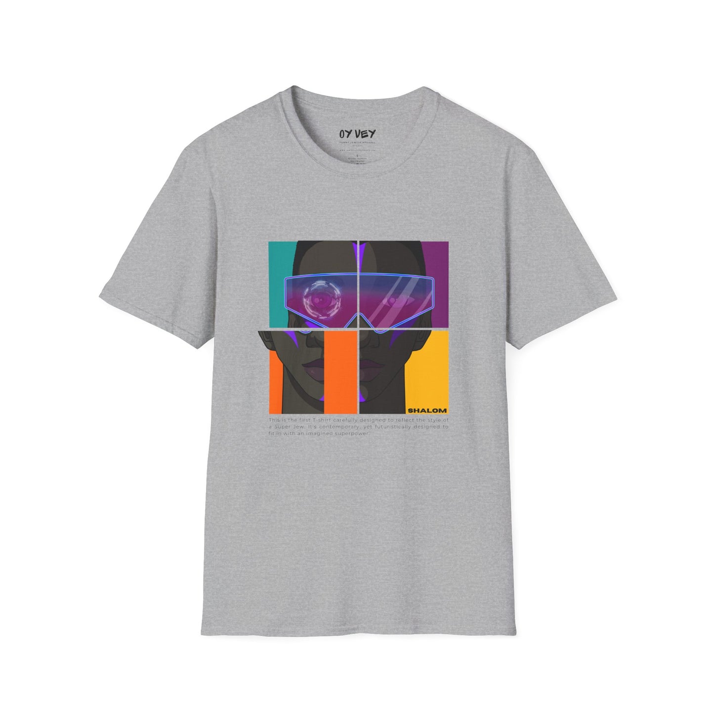 Shalom Future - Unisex soft T-shirt, Cool Streetwear for Summer