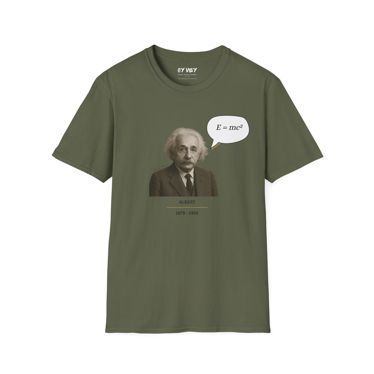 Albert Einstein - Unisex soft T-shirt, Perfect Gift for Friends