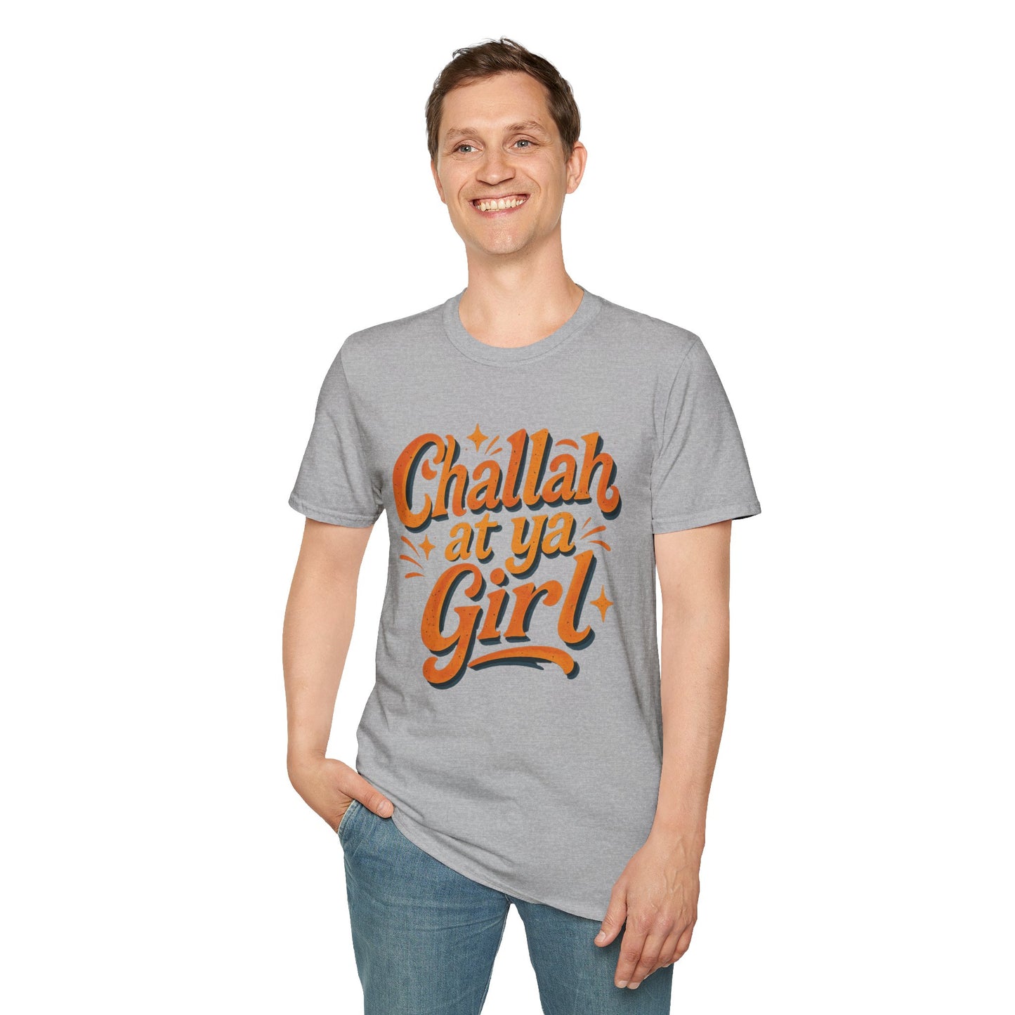 Challah At Ya Girl - Unisex soft T-shirt, Perfect Gift for Challah Bake