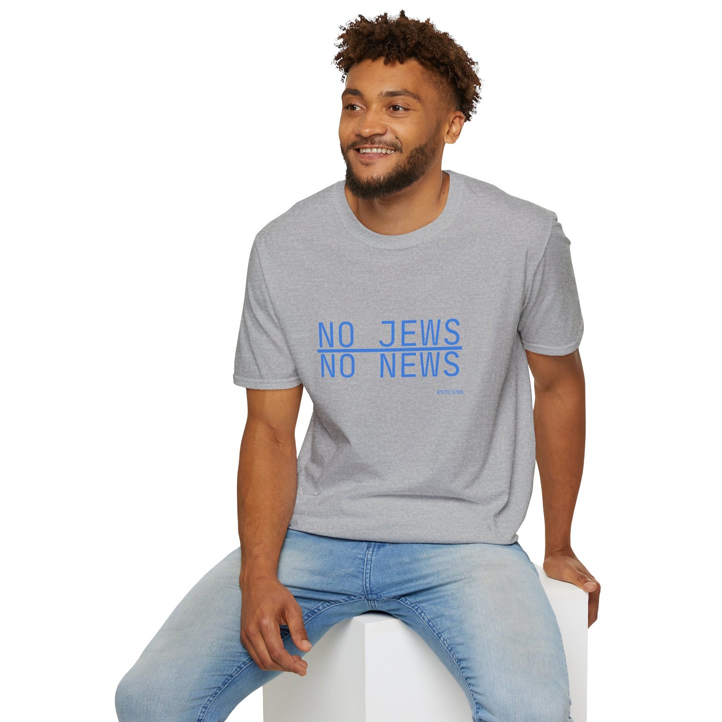 No Jews, No News - Unisex soft T-shirt, Perfect Gift for Friends