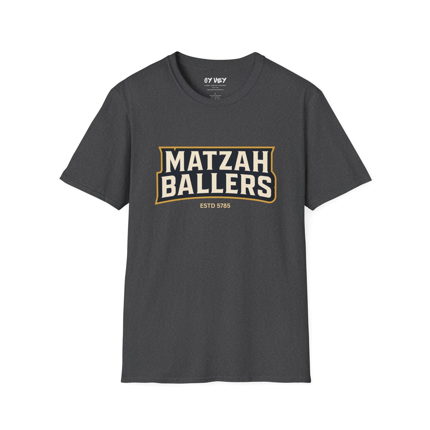 Matza Ballers 3 - Unisex soft T-shirt, Perfect Gift for Friends
