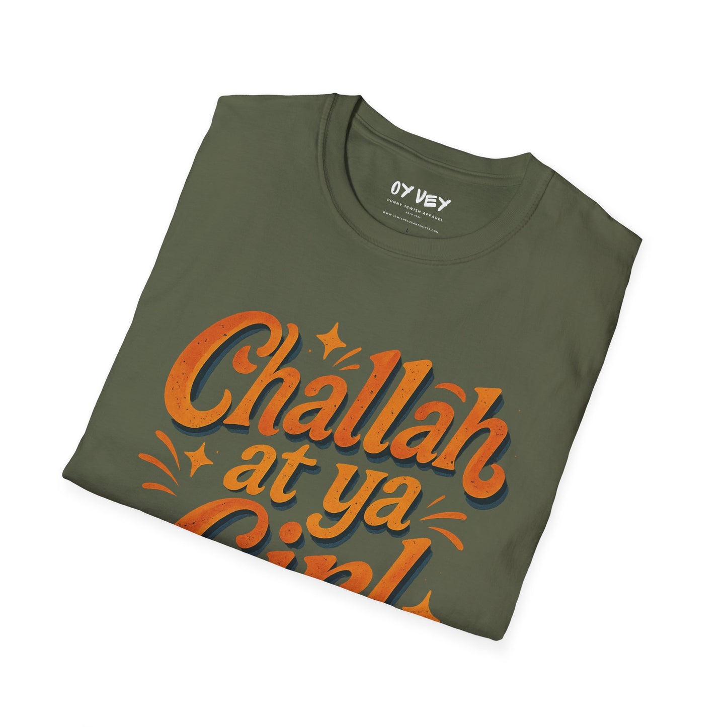 Challah At Ya Girl - Unisex soft T-shirt, Perfect Gift for Challah Bake