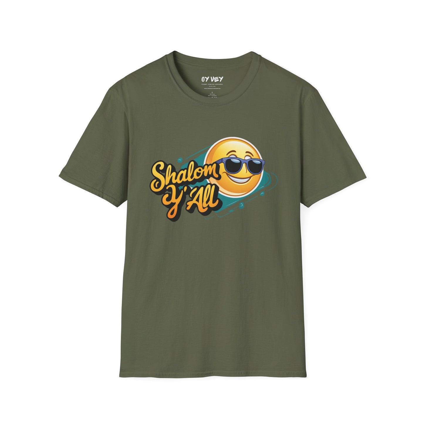 Shalom Y´all - Unisex soft T-shirt, Perfect Gift for Friends