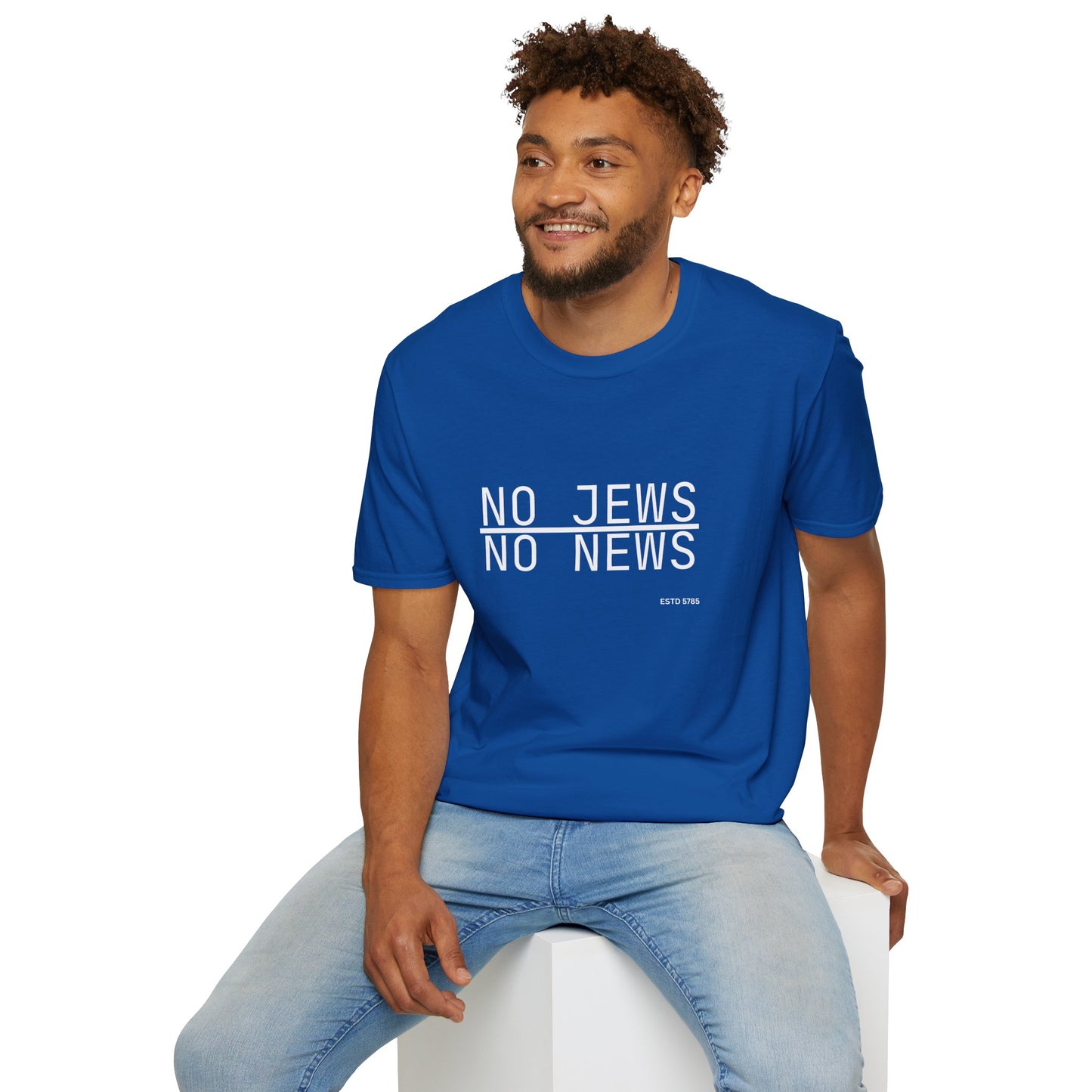 No Jews, No News - Unisex soft T-shirt, Perfect Gift for Friends