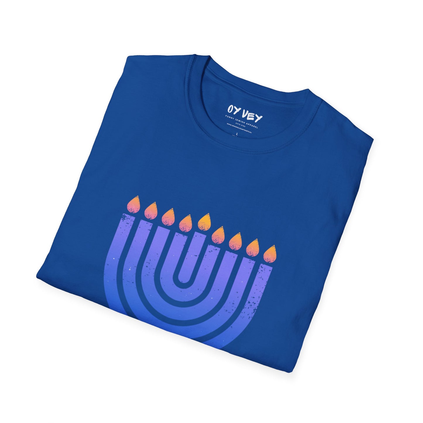 Chanukkiah - Unisex soft T-shirt, Perfect Gift for Chanukkah