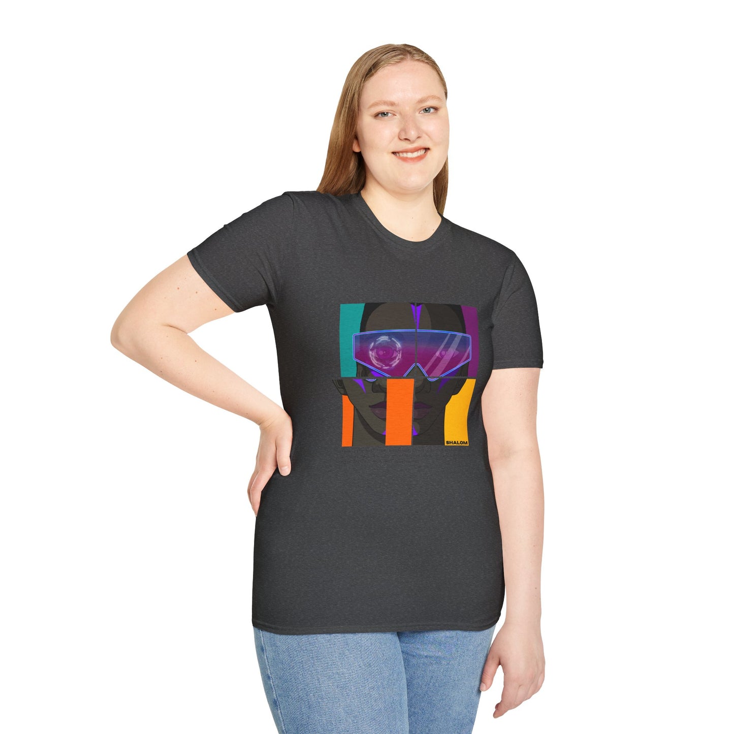 Shalom Future - Unisex soft T-shirt, Cool Streetwear for Summer