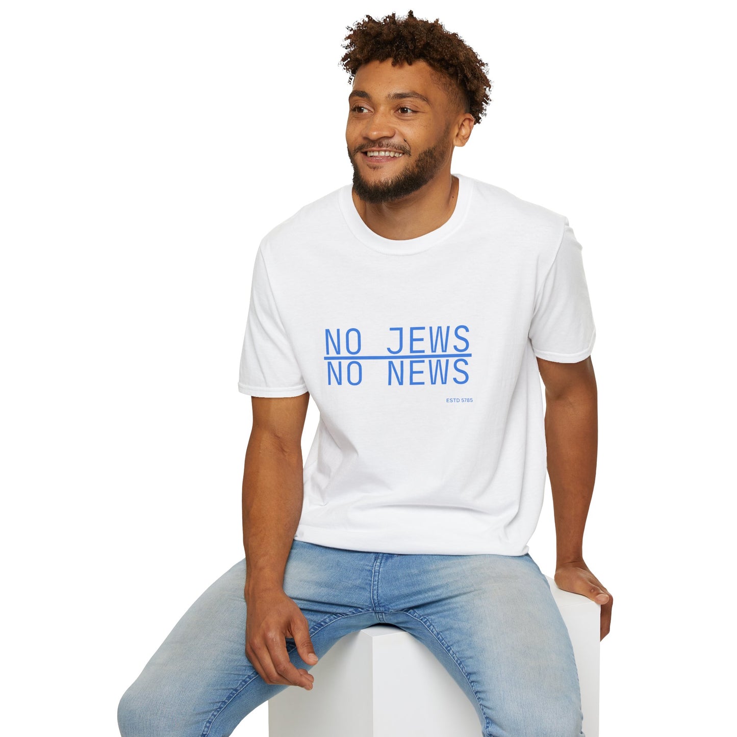 No Jews, No News - Unisex soft T-shirt, Perfect Gift for Friends