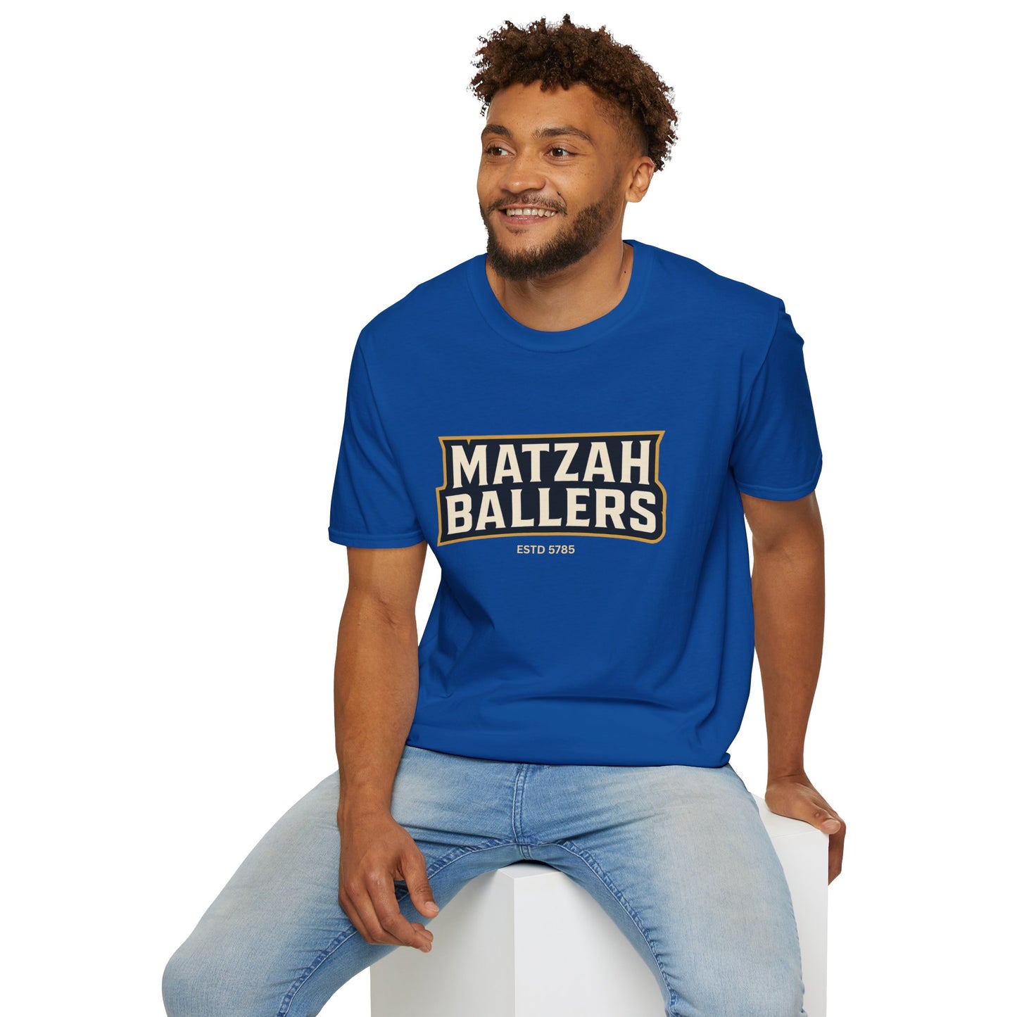 Matza Ballers 3 - Unisex soft T-shirt, Perfect Gift for Friends