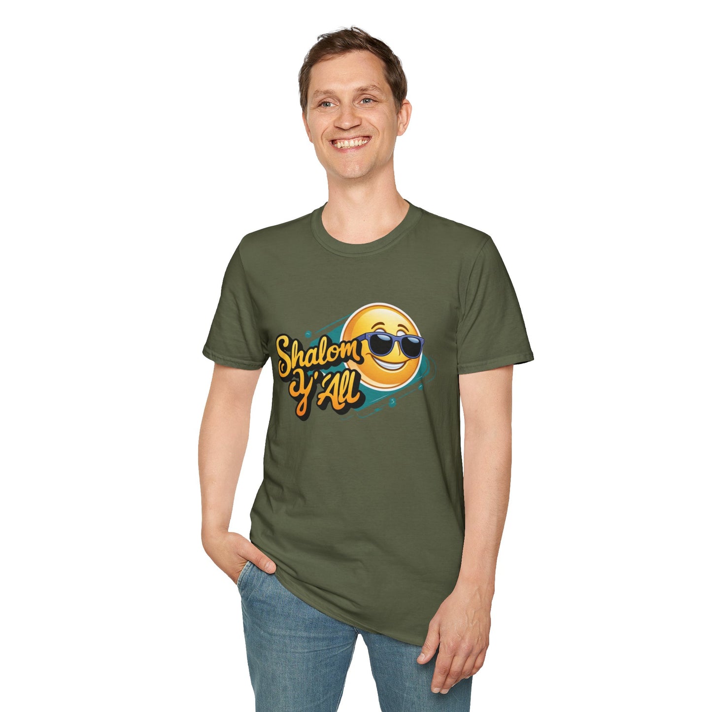 Shalom Y´all - Unisex soft T-shirt, Perfect Gift for Friends