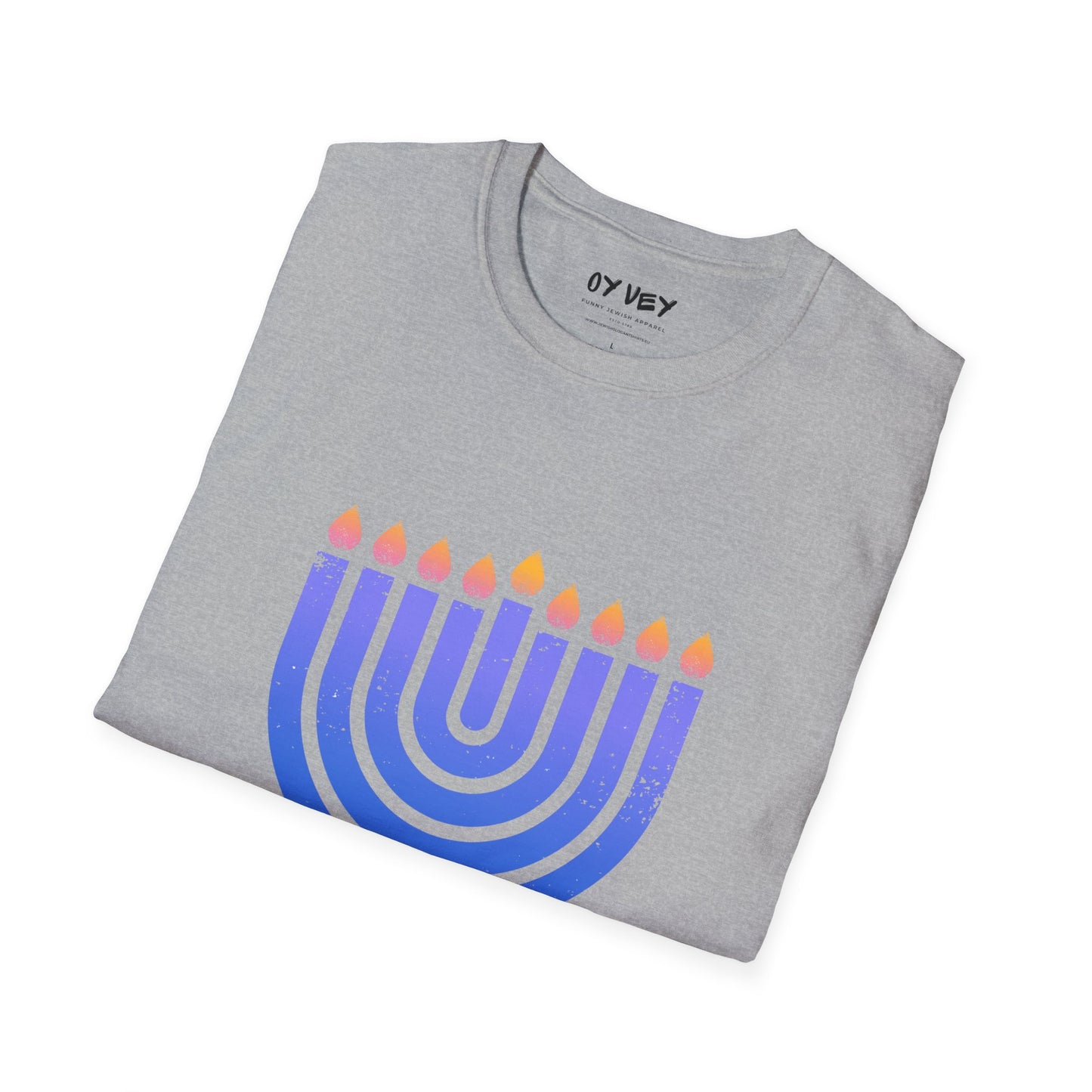 Chanukkiah - Unisex soft T-shirt, Perfect Gift for Chanukkah