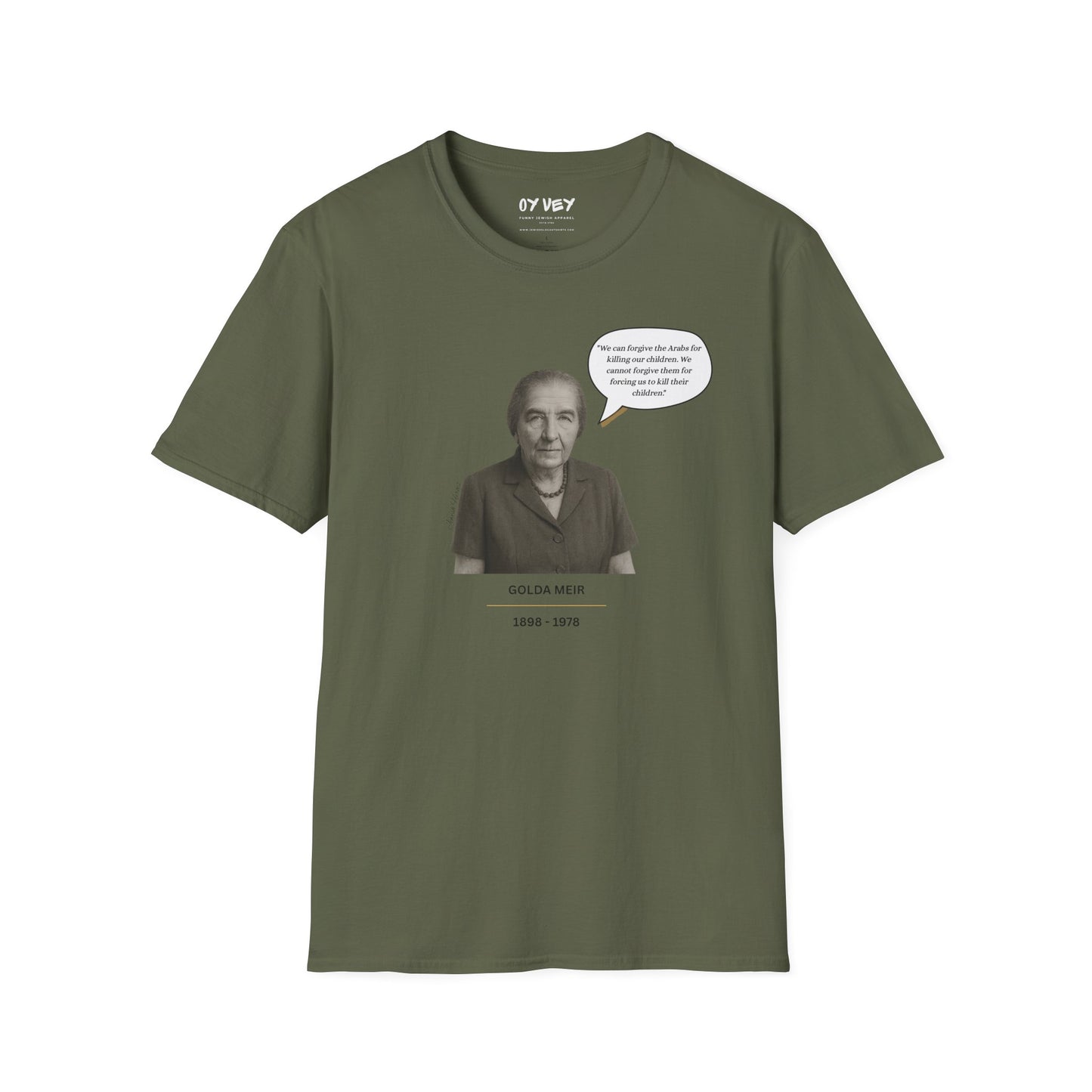 Golda Meir - Unisex soft T-shirt, Perfect Gift for Friends
