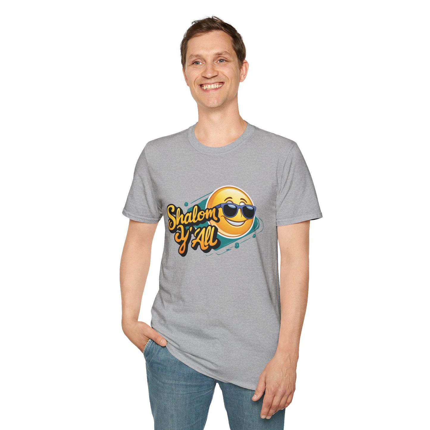 Shalom Y´all - Unisex soft T-shirt, Perfect Gift for Friends
