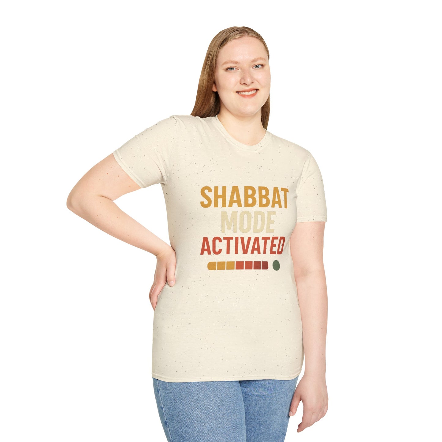 Shabbat Mode Activated - Unisex soft T-shirt, Perfect Gift for Friends