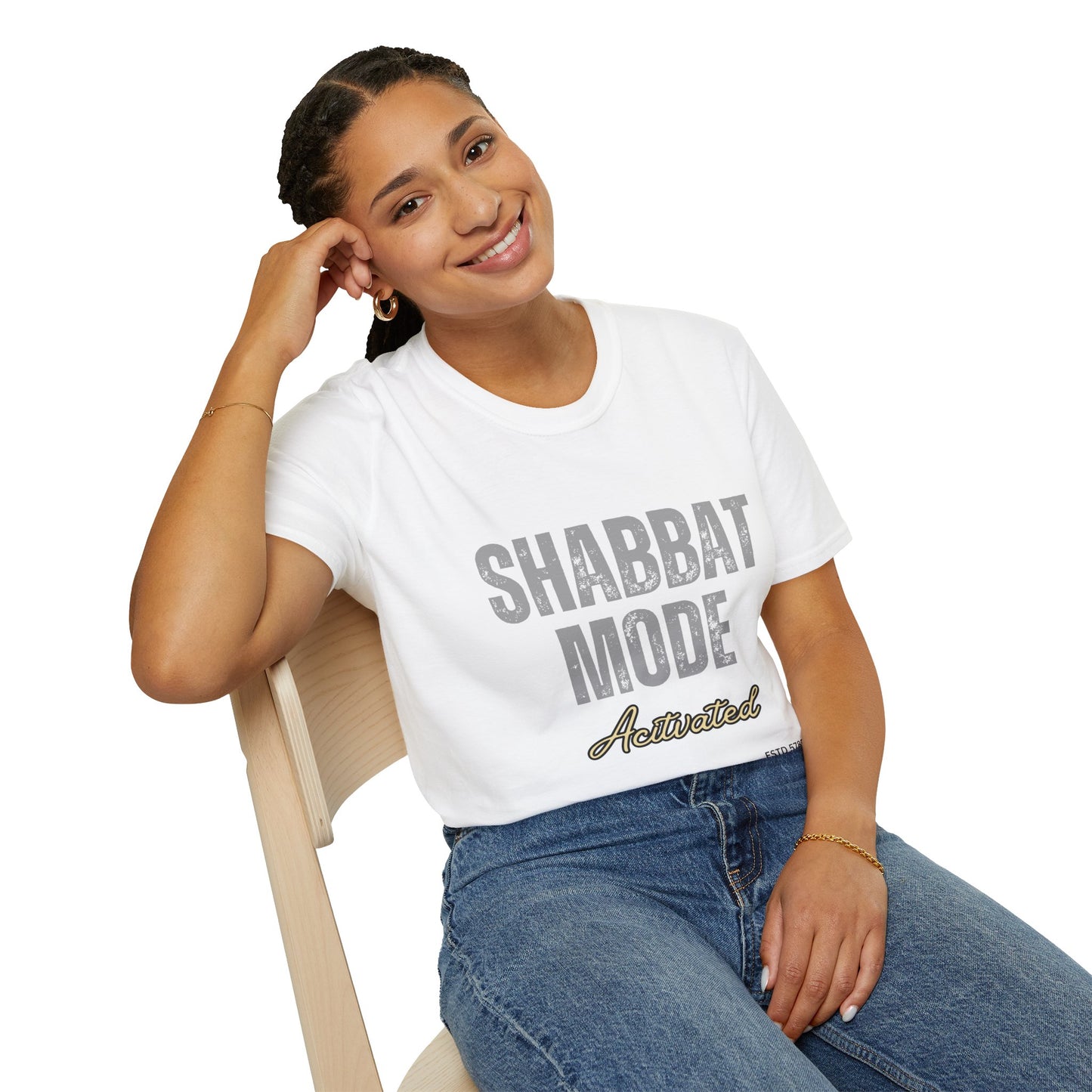 Shabbat Mode Activated 2 - Unisex soft T-shirt, Perfect Gift for Friends
