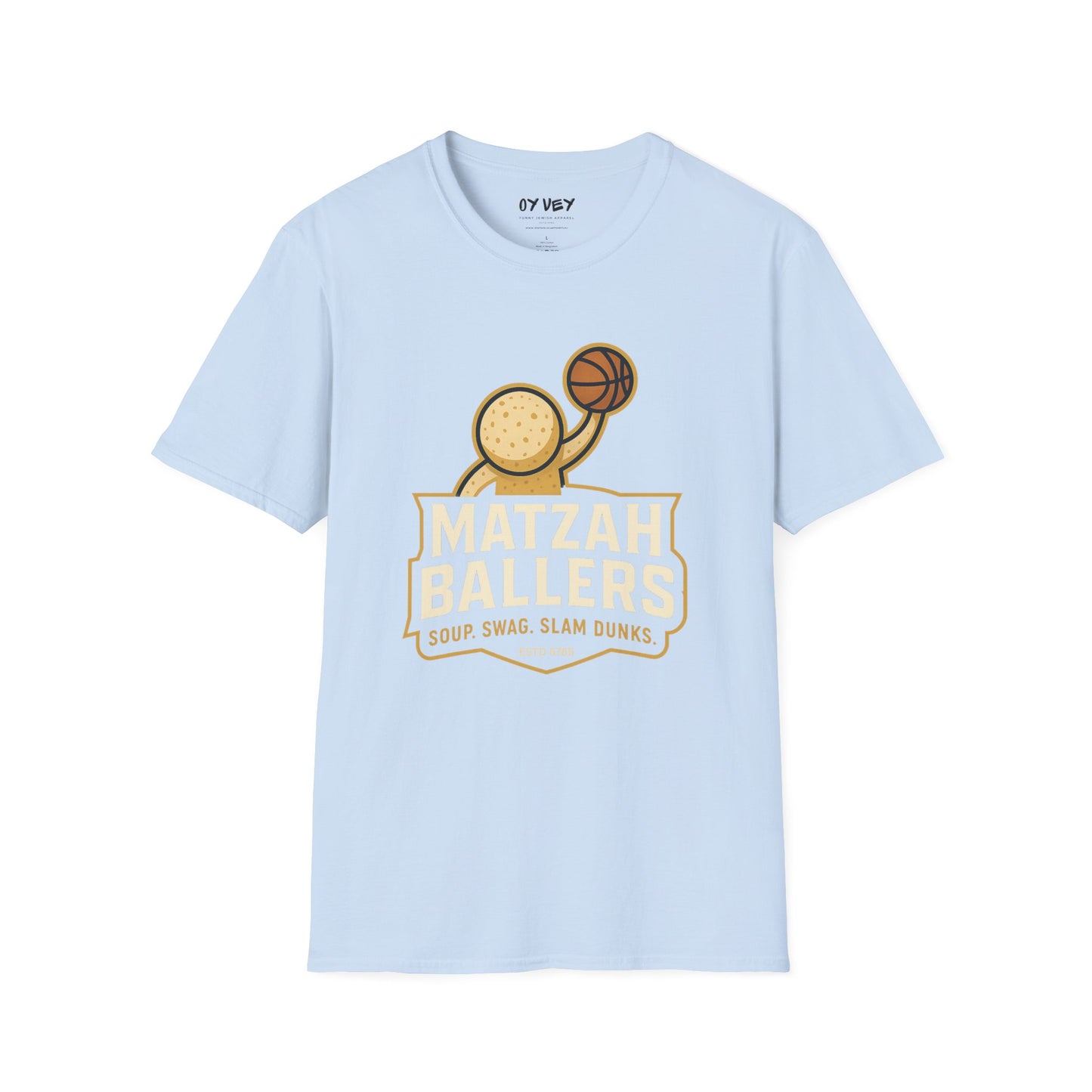 Matza Ballers - Unisex soft T-shirt, Perfect Gift for Friends