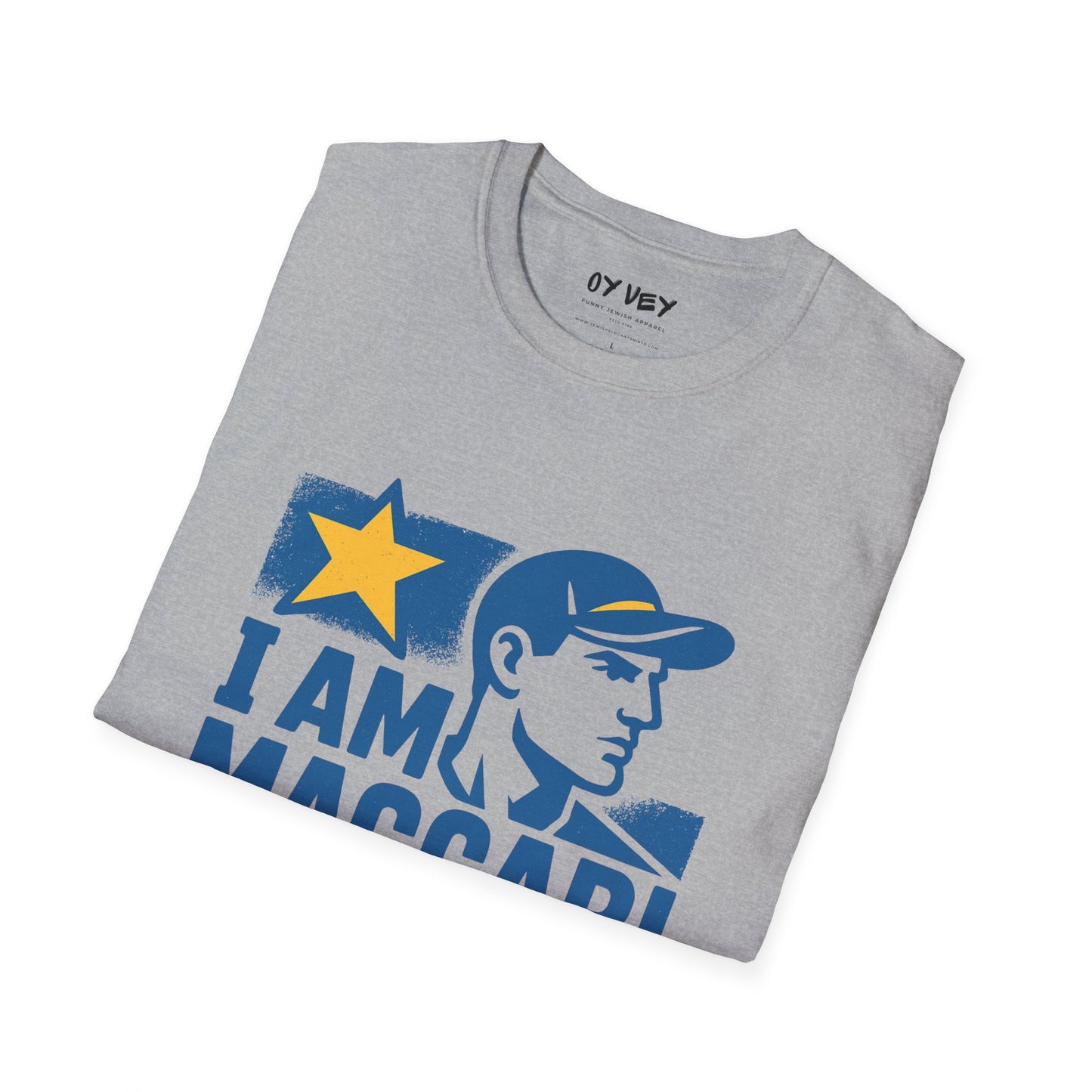 I am Maccabi - Unisex Softstyle T-Shirt, perfect gift for Maccabees