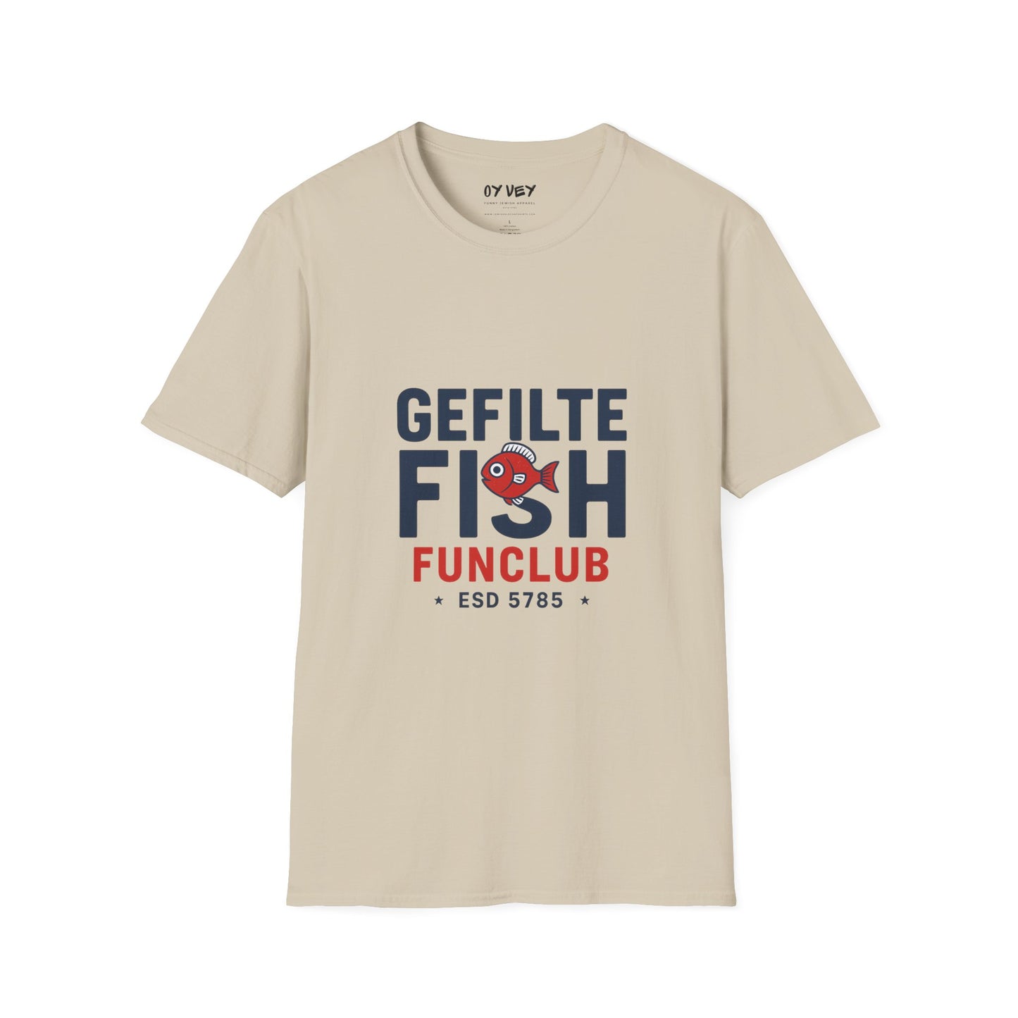 Gefilte Fish Fun Club 2 - Unisex soft T-shirt, Perfect Gift for Friends