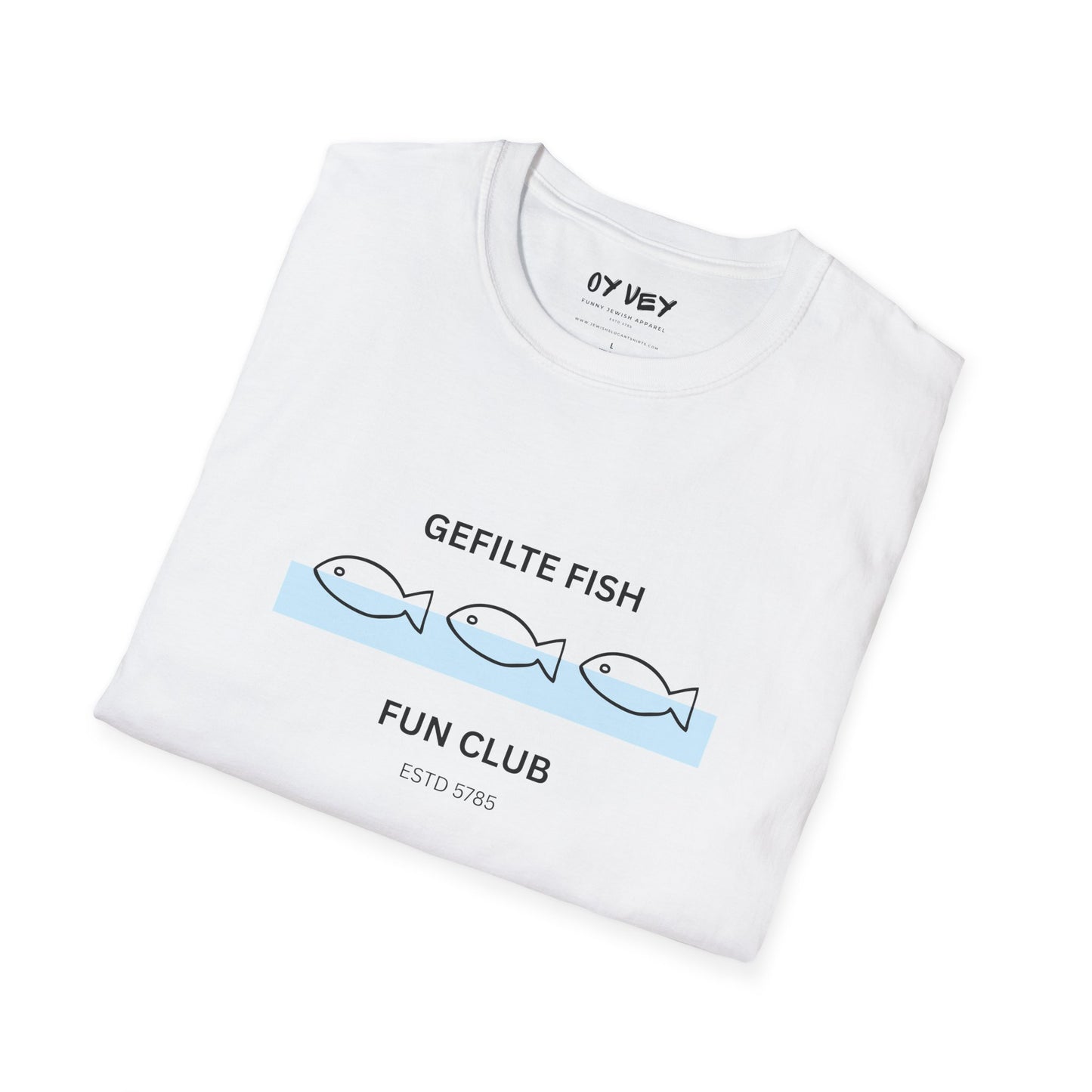 Gefilte Fish Fun Club 2  - Unisex soft T-shirt, Perfect Gift for Friends
