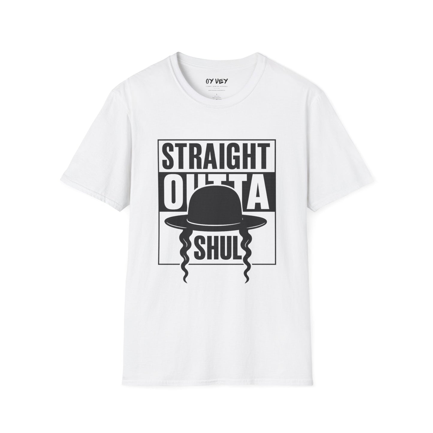 Strait Outta Shul - Unisex soft T-shirt, Perfect Gift for Friends