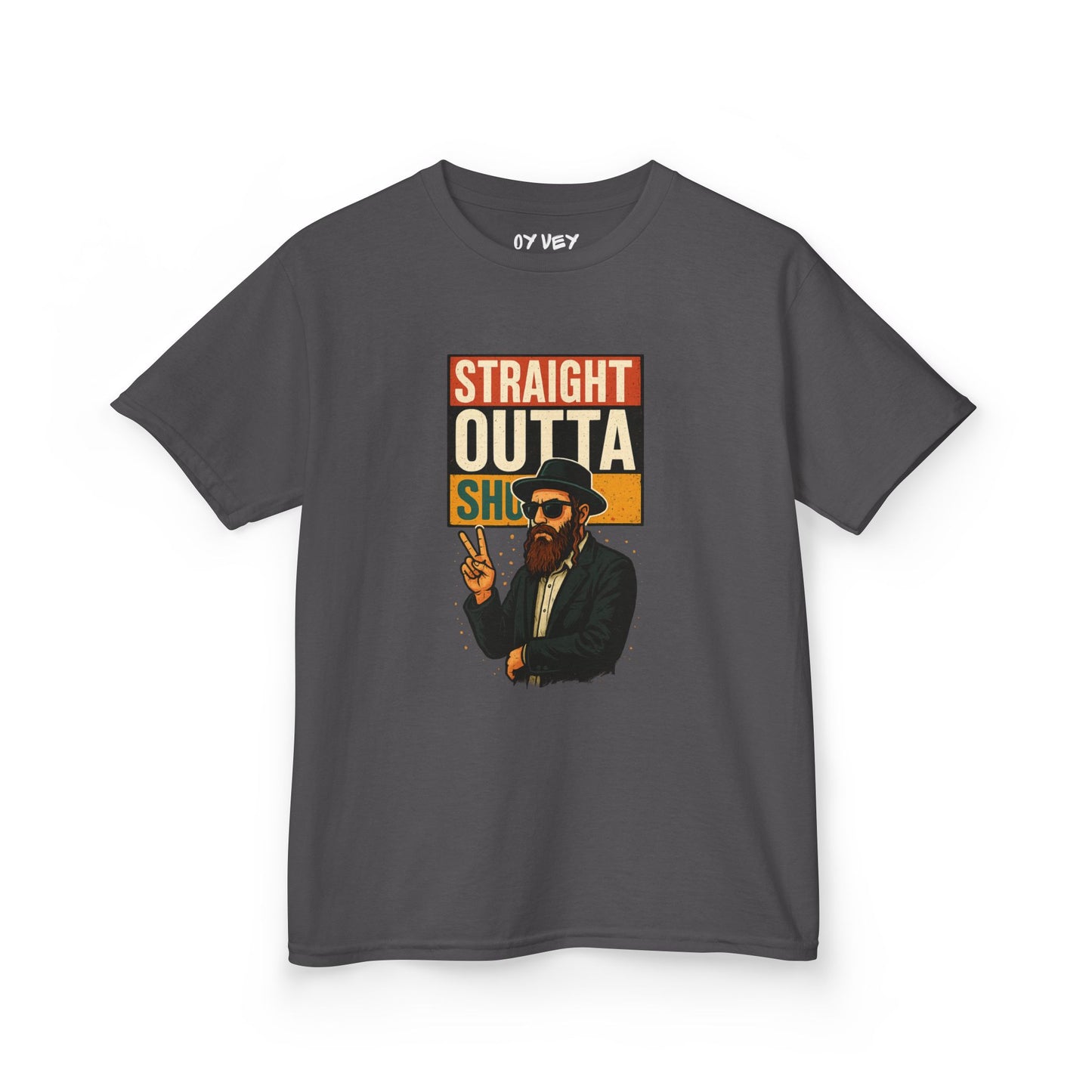 Straight Outta Shul - Soft style Kids Tee