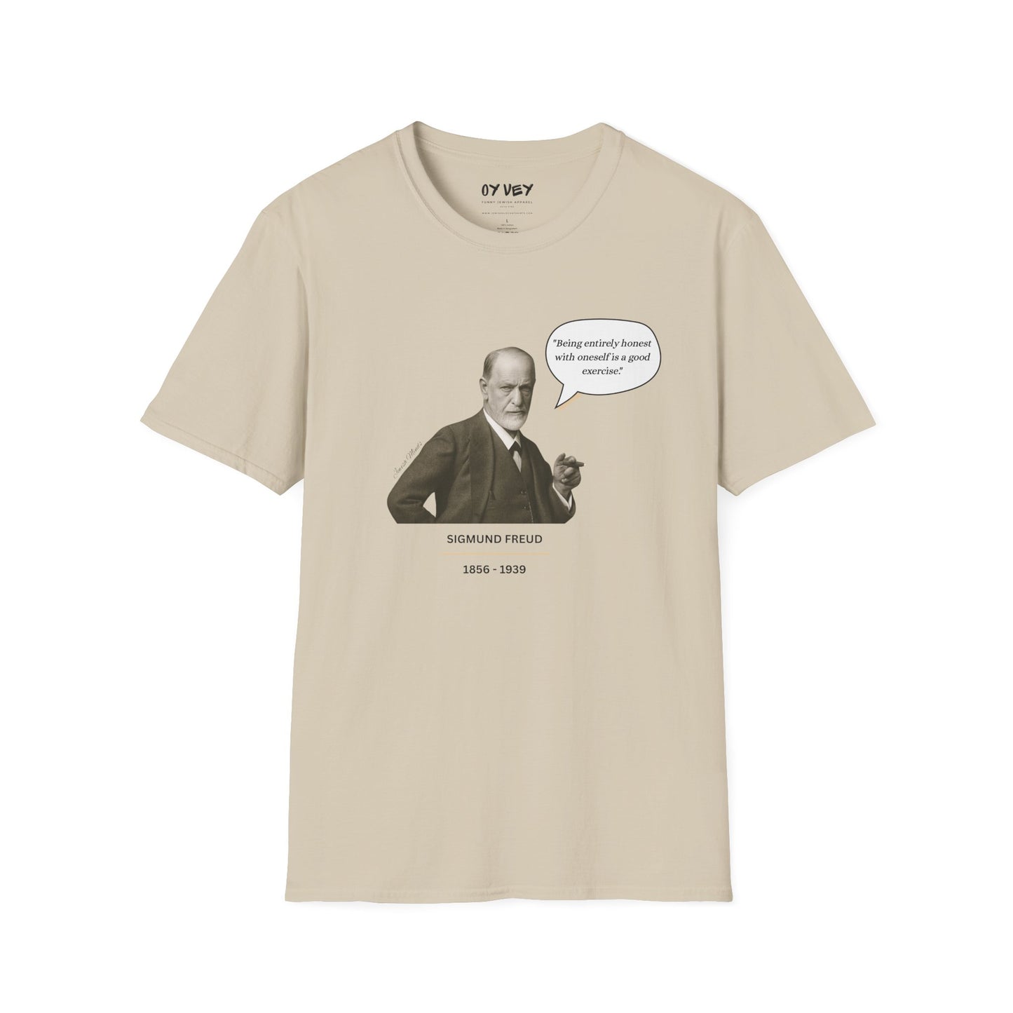 Sigmund Freud  - Unisex soft T-shirt, Perfect Gift for Friends