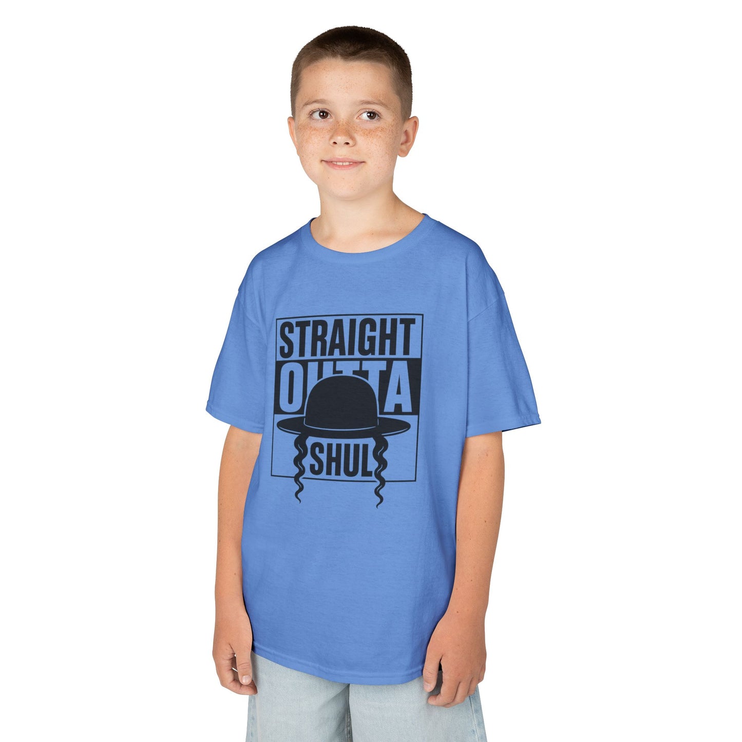 Straight Outta Shul Soft style Kids Tee