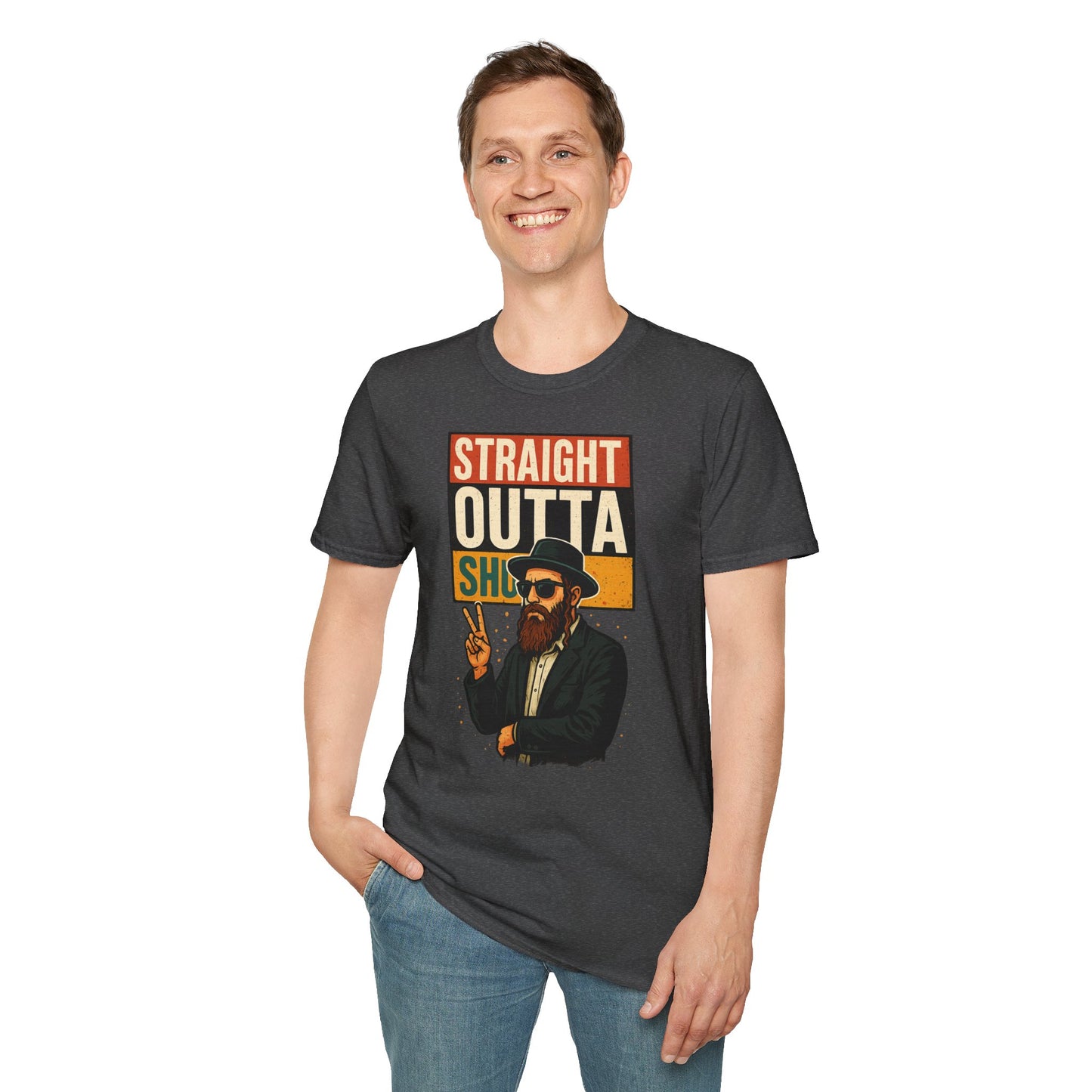 Straight Outta Shul 2- Unisex soft T-shirt, Perfect Gift for Friends