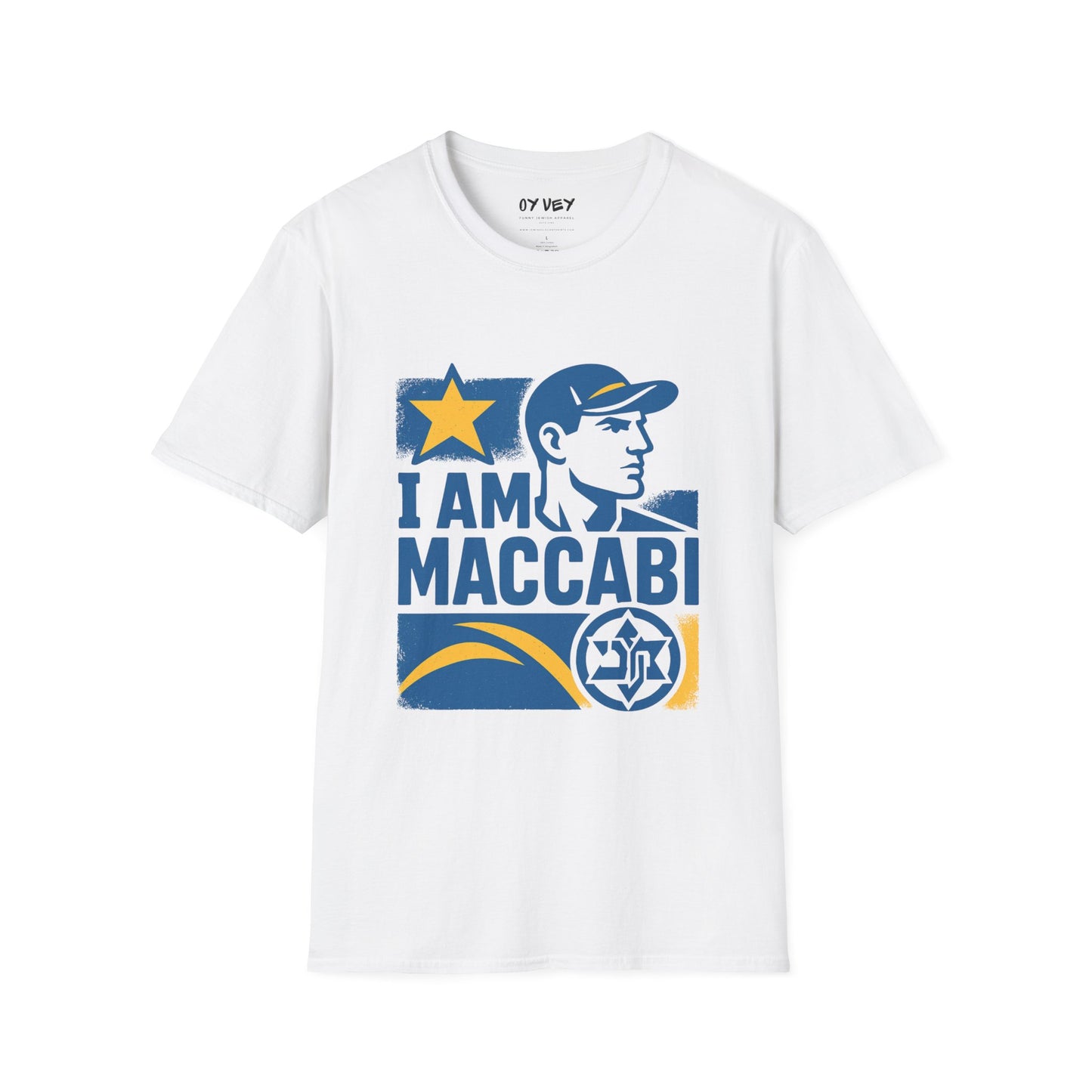 I am Maccabi - Unisex Softstyle T-Shirt, perfect gift for Maccabees