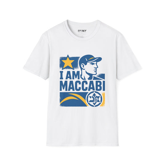 I am Maccabi - Unisex Softstyle T-Shirt, perfect gift for Maccabees