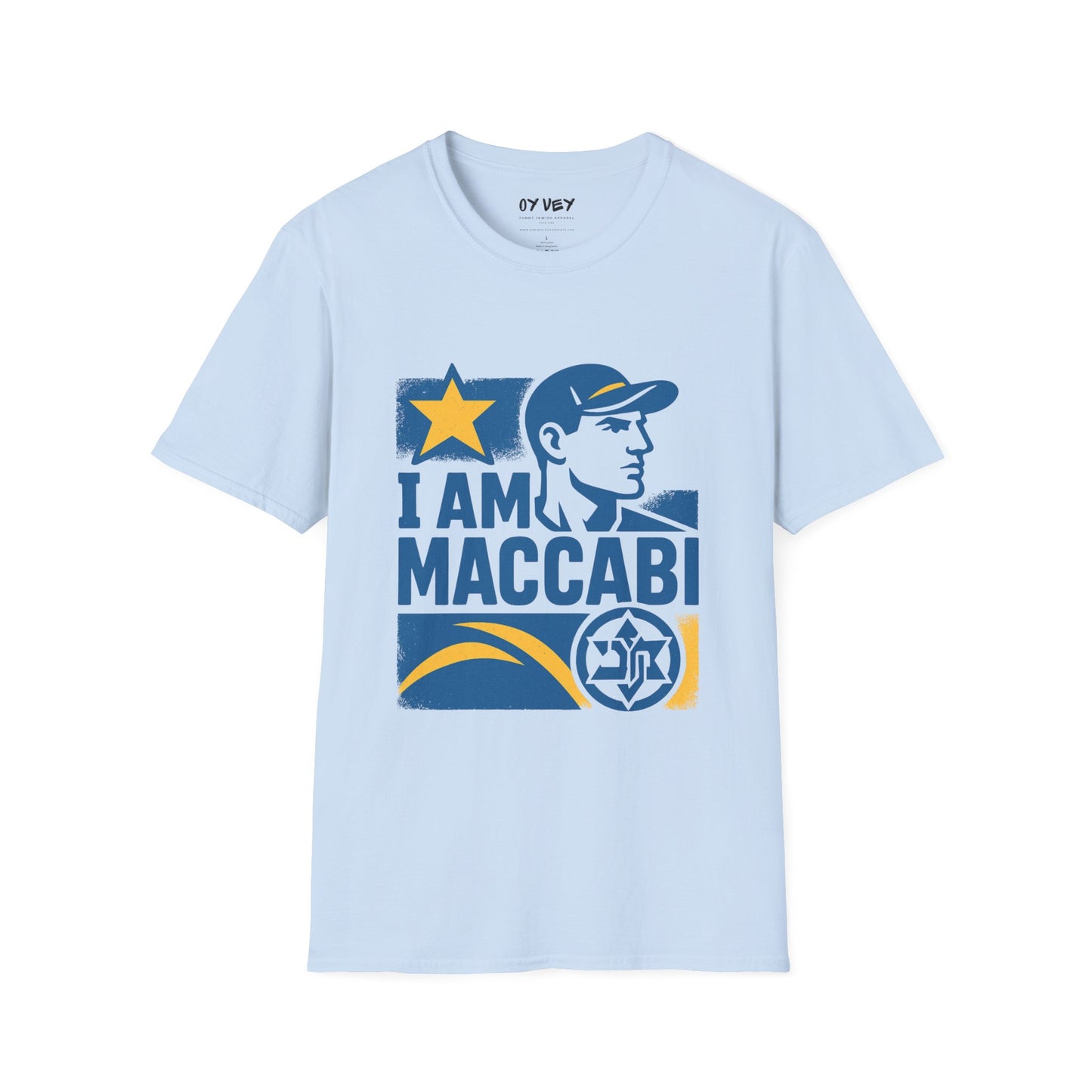 I am Maccabi - Unisex Softstyle T-Shirt, perfect gift for Maccabees