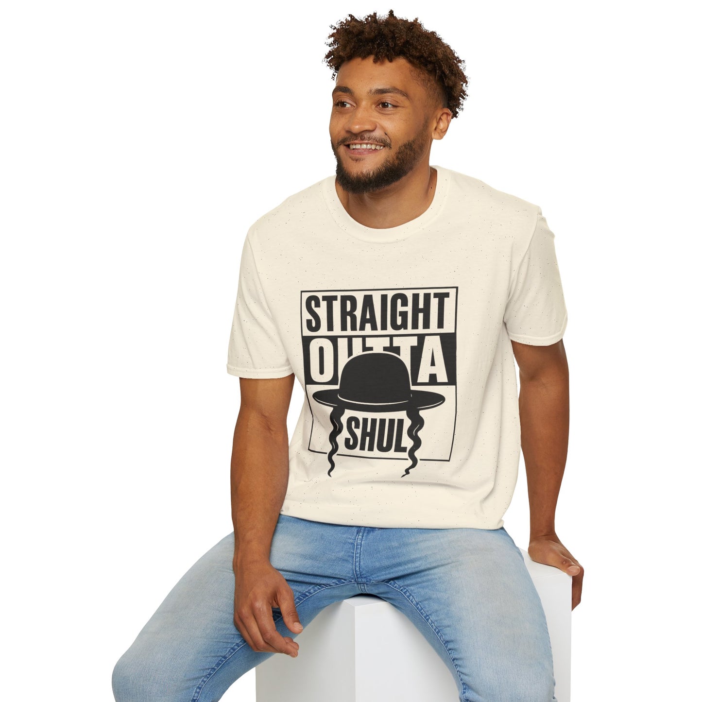 Strait Outta Shul - Unisex soft T-shirt, Perfect Gift for Friends