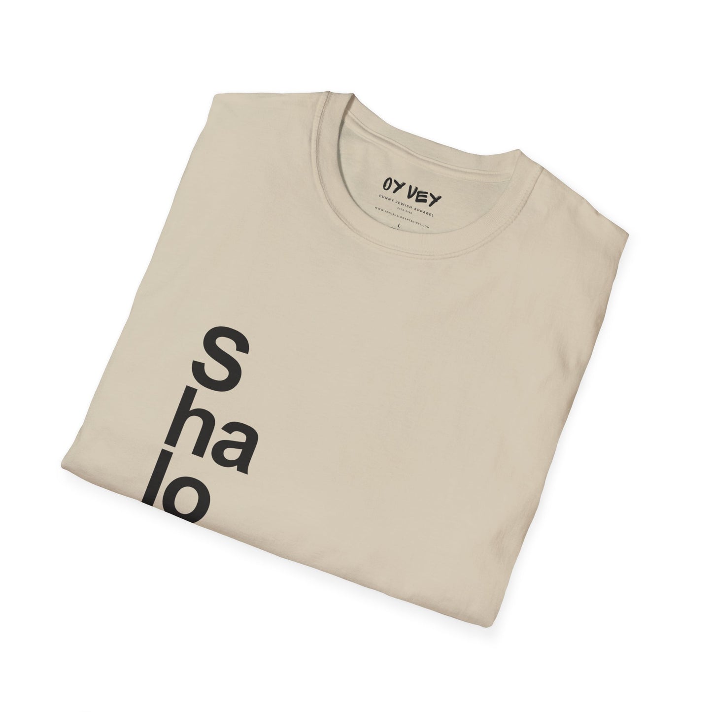 Shalom - Unisex soft T-shirt, Perfect Gift for Friends