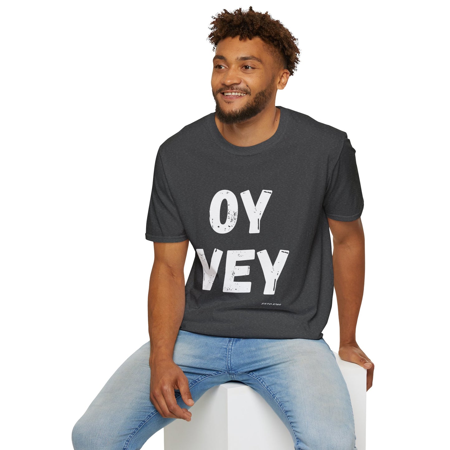 Oy Vey - Unisex soft T-shirt, Perfect Gift for Friends