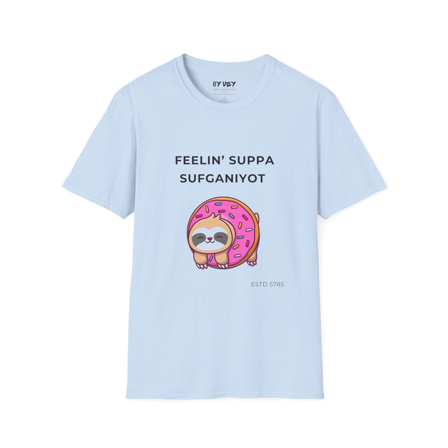 Sufganiyot - Unisex soft T-shirt, Perfect Gift for Chanukkah