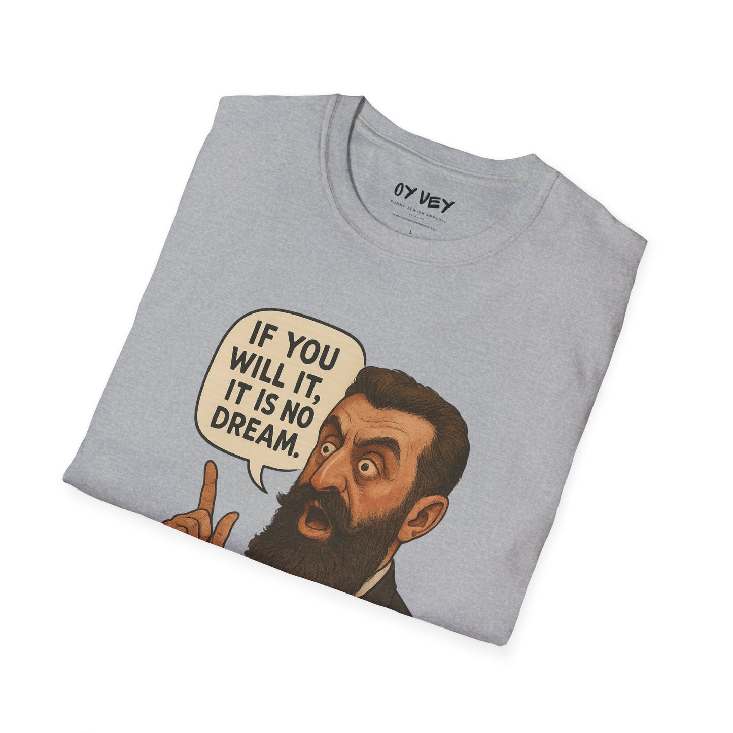 Theodore Herzl - Unisex soft T-shirt, Perfect Gift for Friends