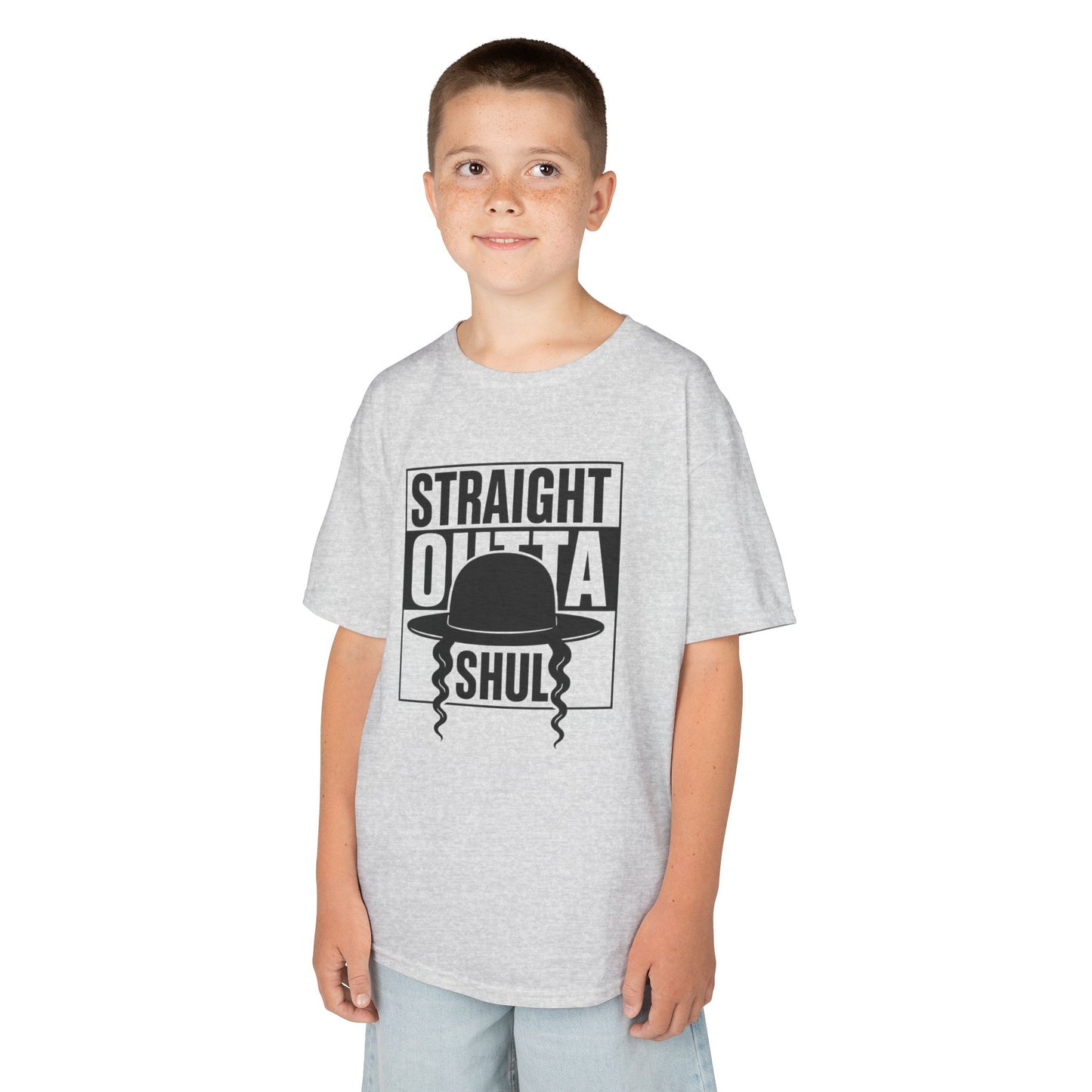 Straight Outta Shul Soft style Kids Tee