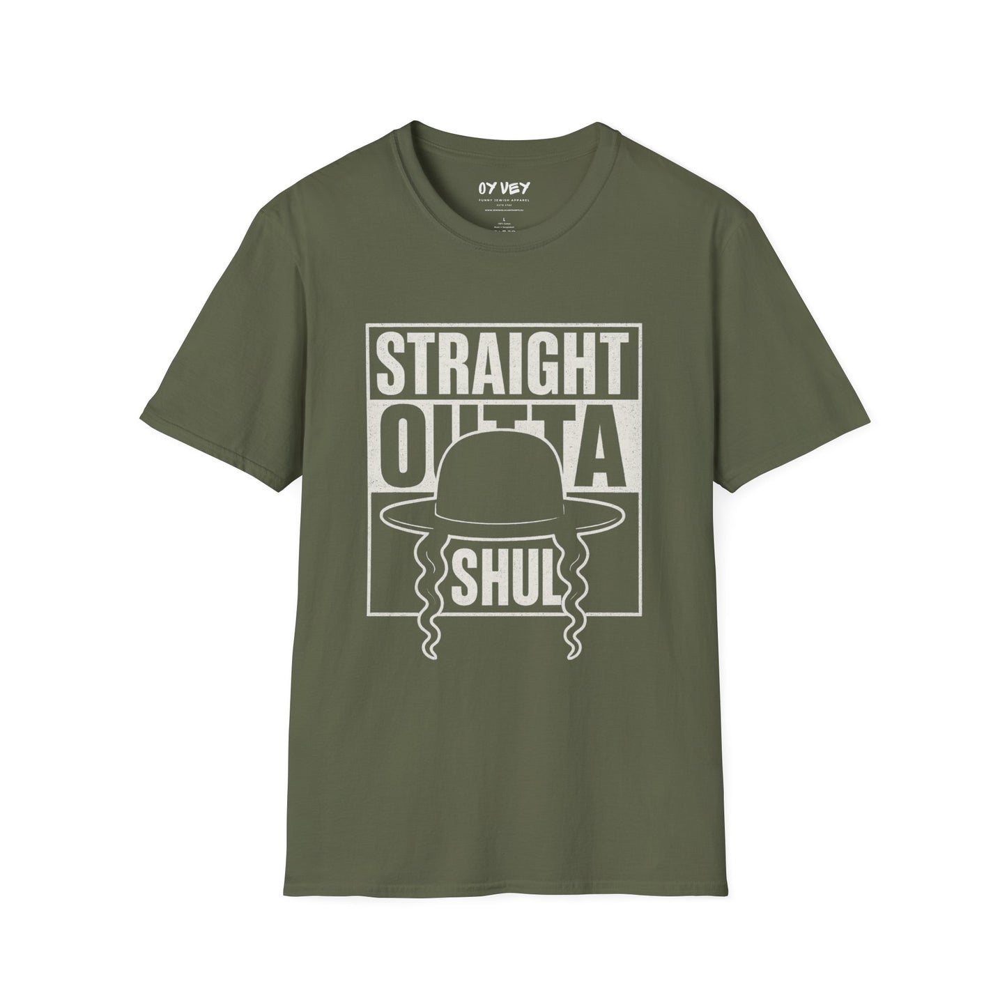 Strait Outta Shul - Unisex soft T-shirt, Perfect Gift for Friends