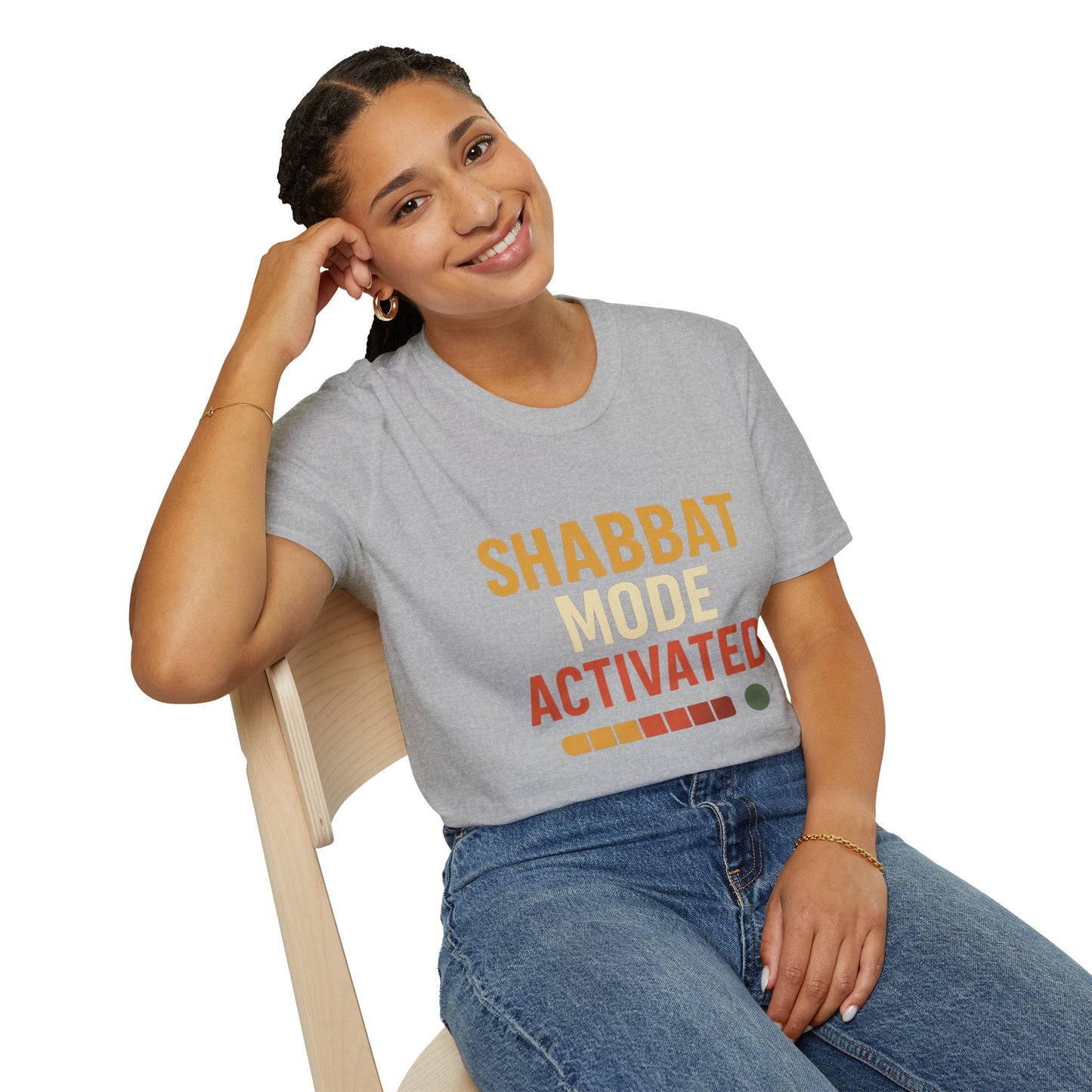 Shabbat Mode Activated  - Unisex soft T-shirt, Perfect Gift for Friends