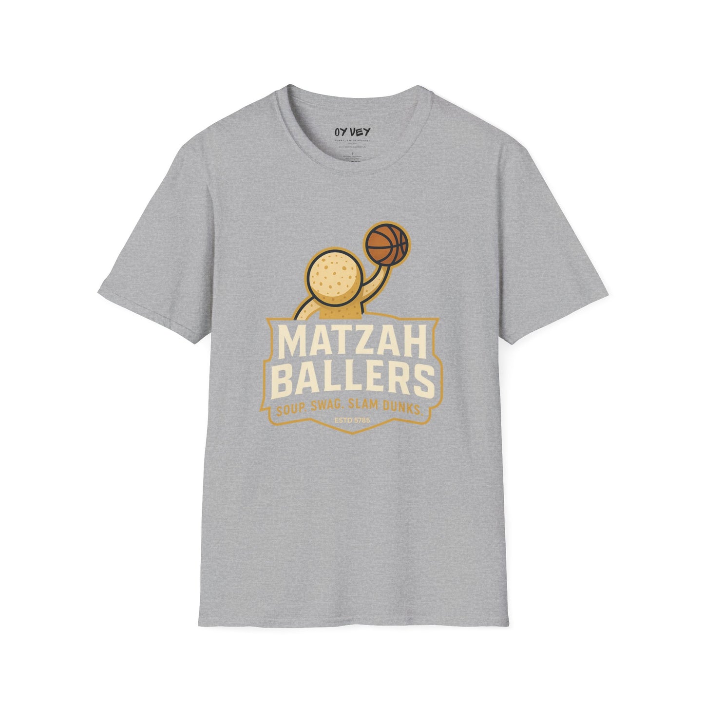 Matza Ballers - Unisex soft T-shirt, Perfect Gift for Friends