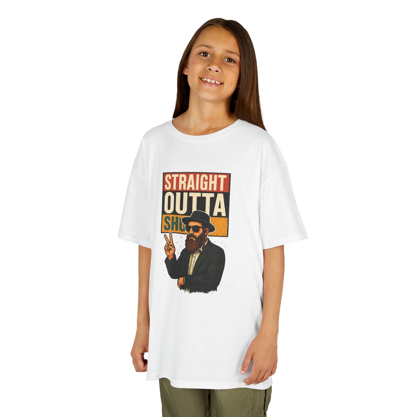 Straight Outta Shul - Soft style Kids Tee