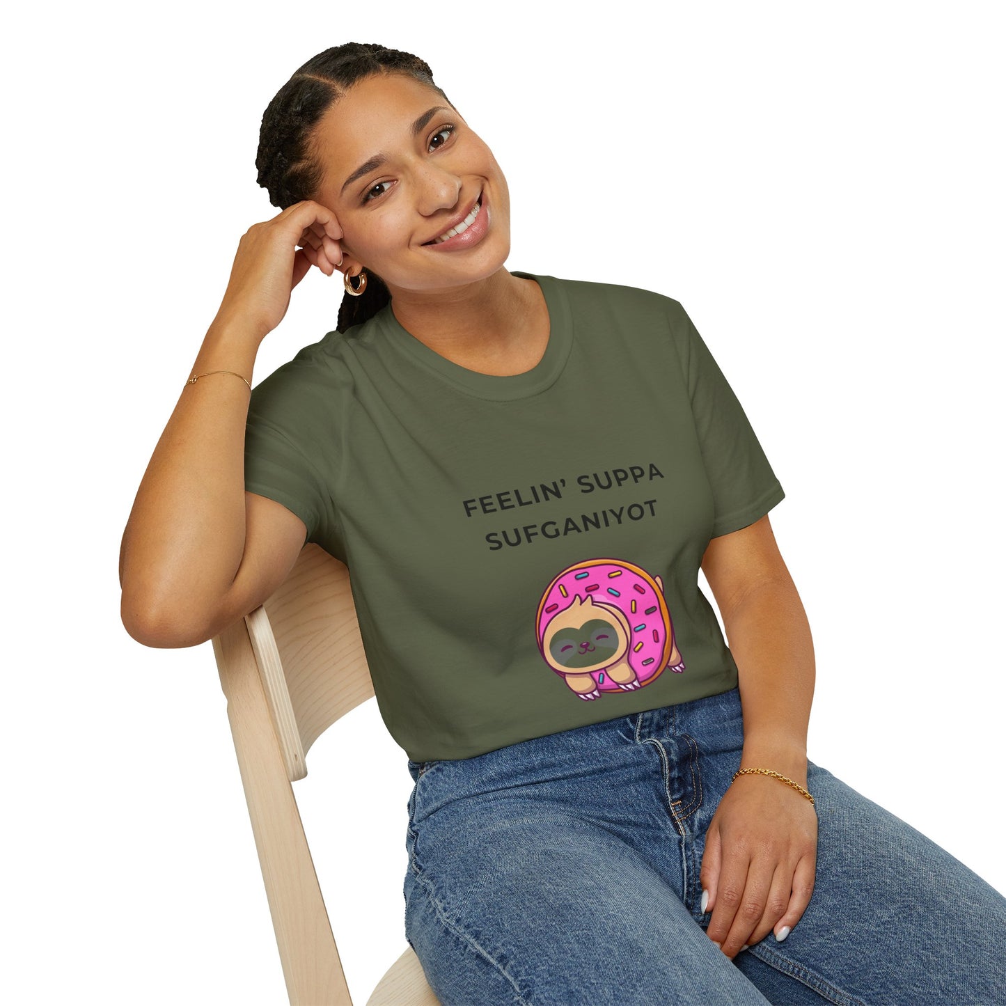 Sufganiyot - Unisex soft T-shirt, Perfect Gift for Chanukkah
