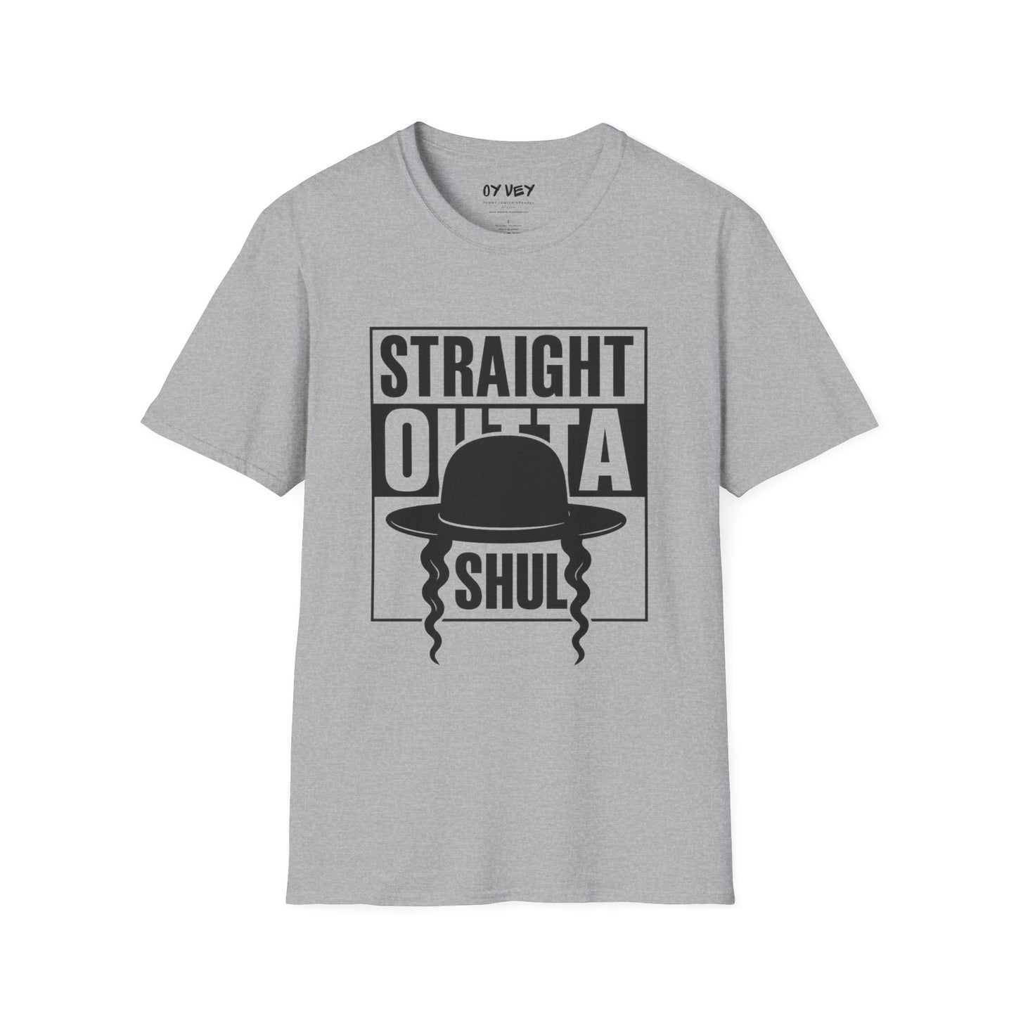 Strait Outta Shul - Unisex soft T-shirt, Perfect Gift for Friends